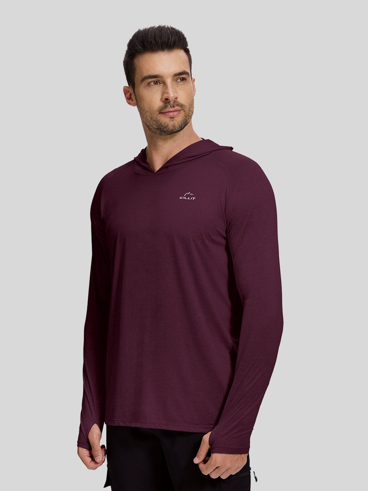 Men's Sun Protection Long Sleeve Hooded Shirts - Image 36