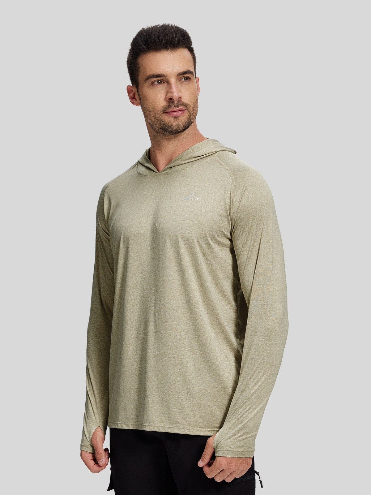 Men's Sun Protection Long Sleeve Hooded Shirts - Image 39