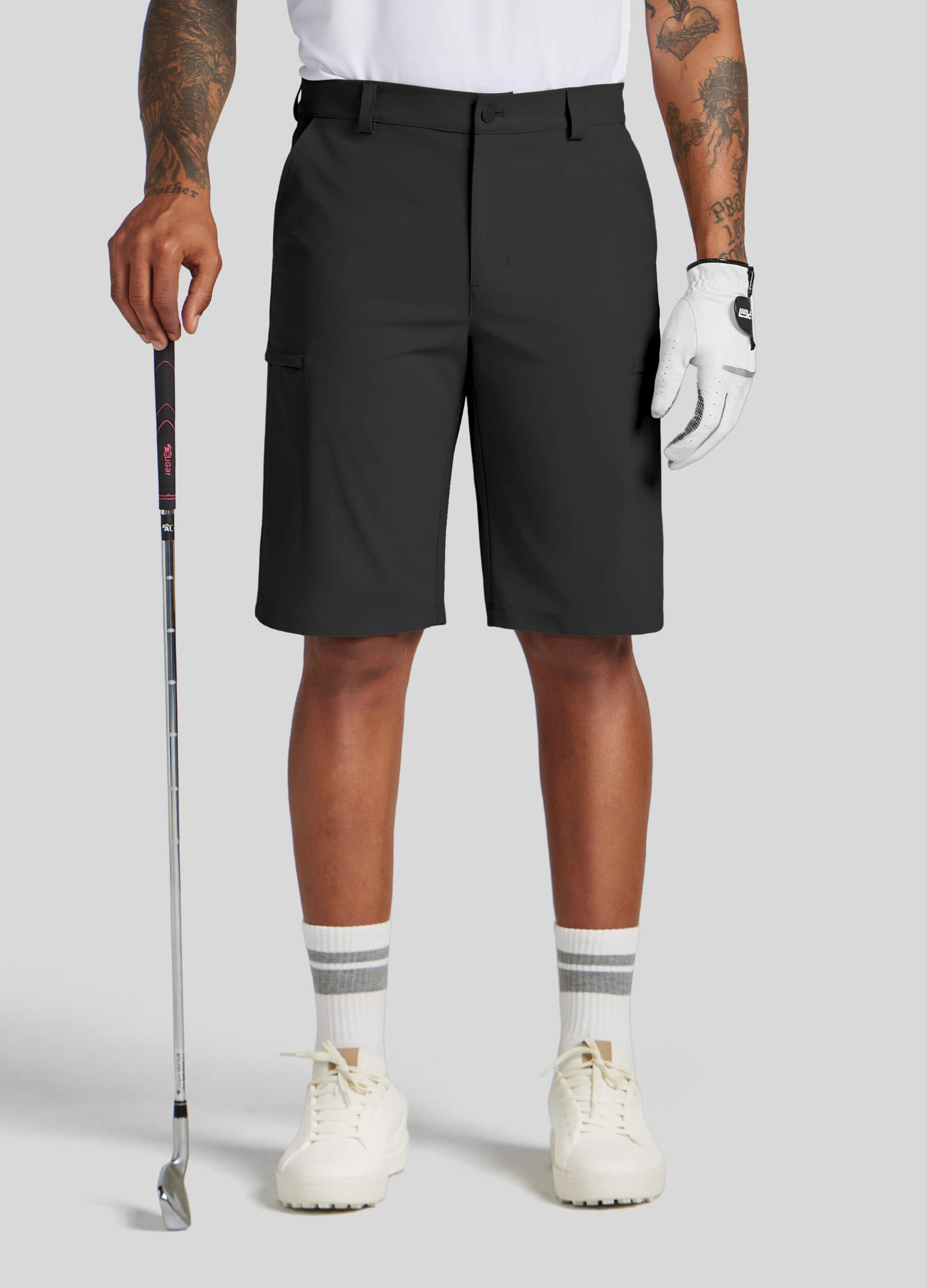 Men Golf Dress Shorts Classic Fit - Image 71