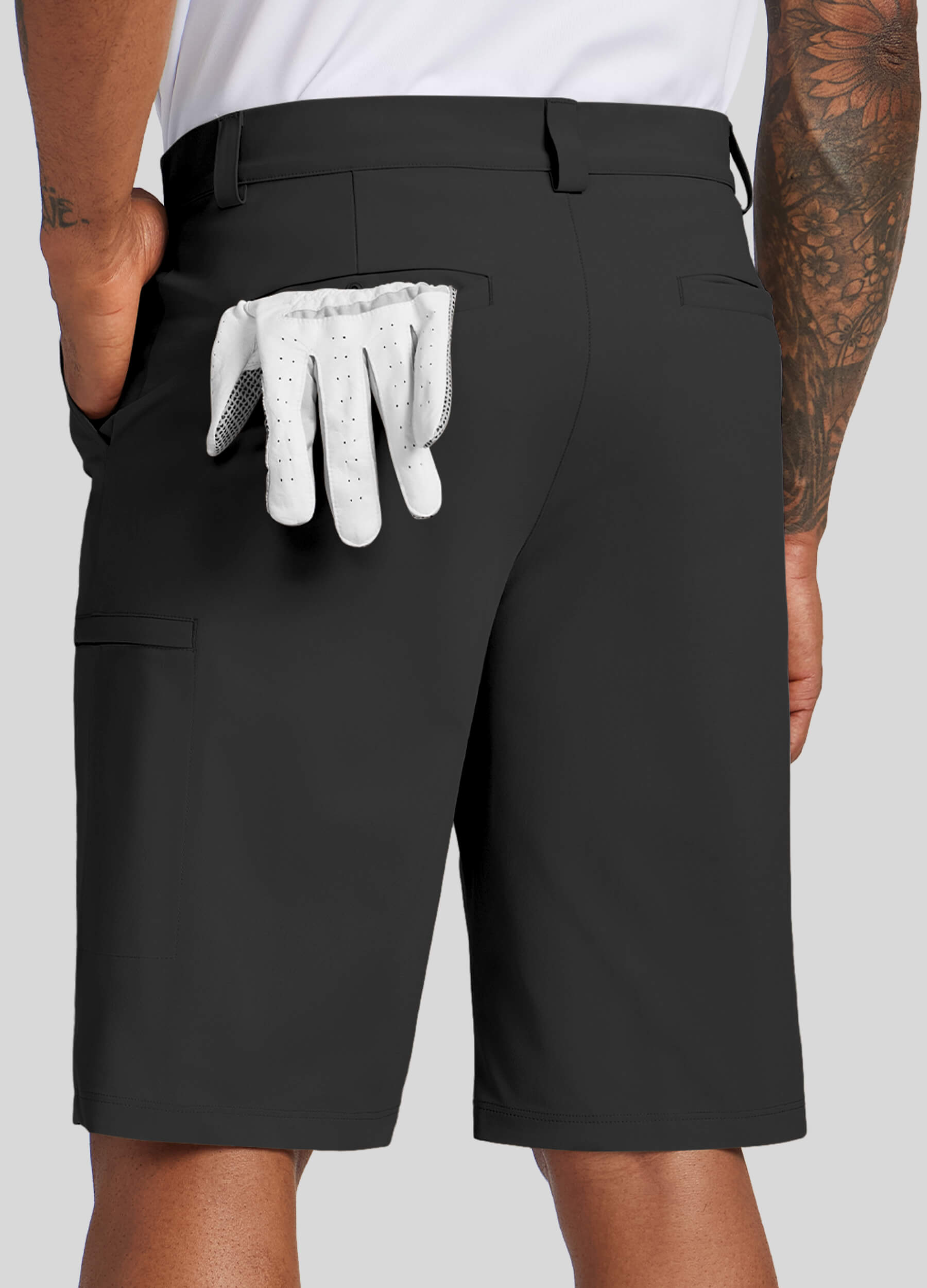 Men Golf Dress Shorts Classic Fit - Image 73