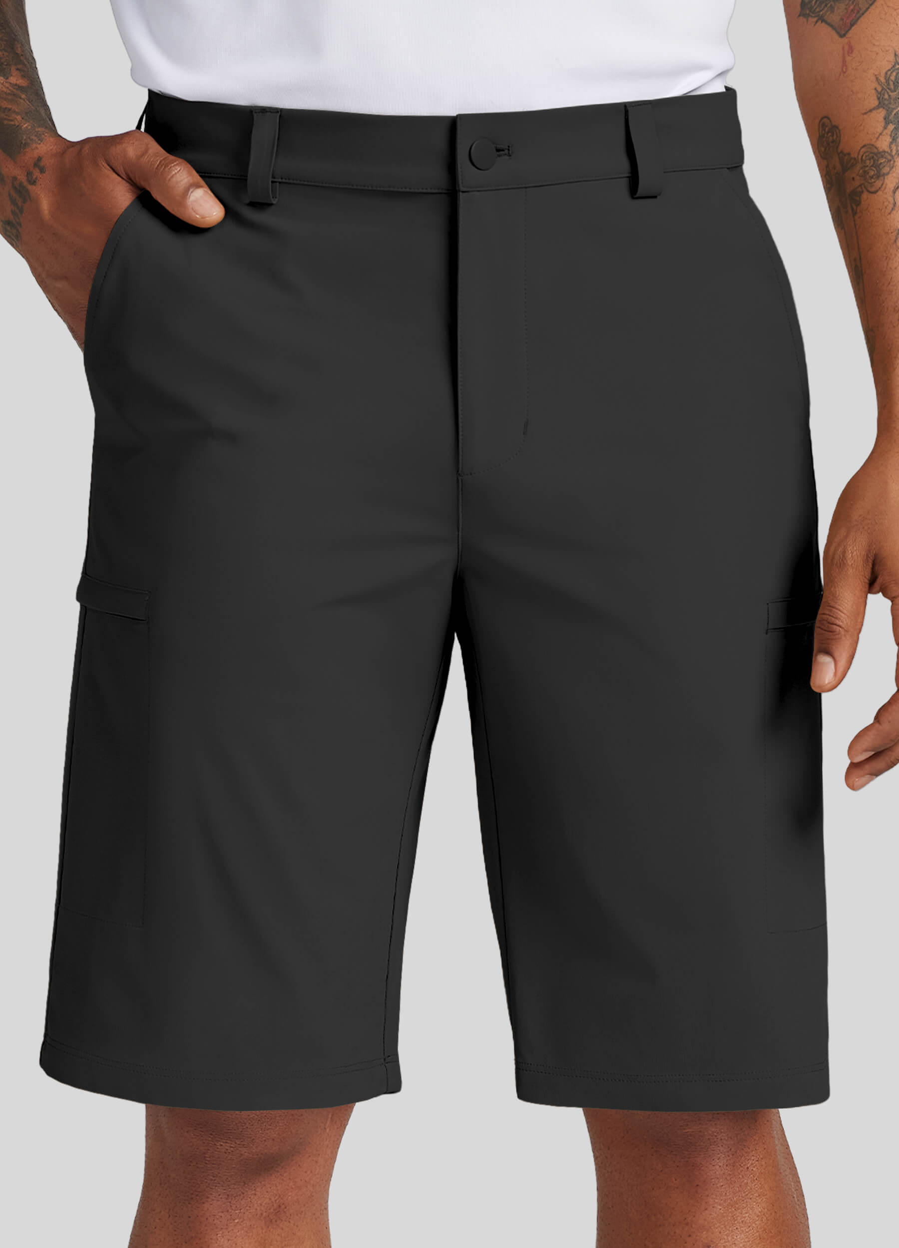 Men Golf Dress Shorts Classic Fit - Image 74