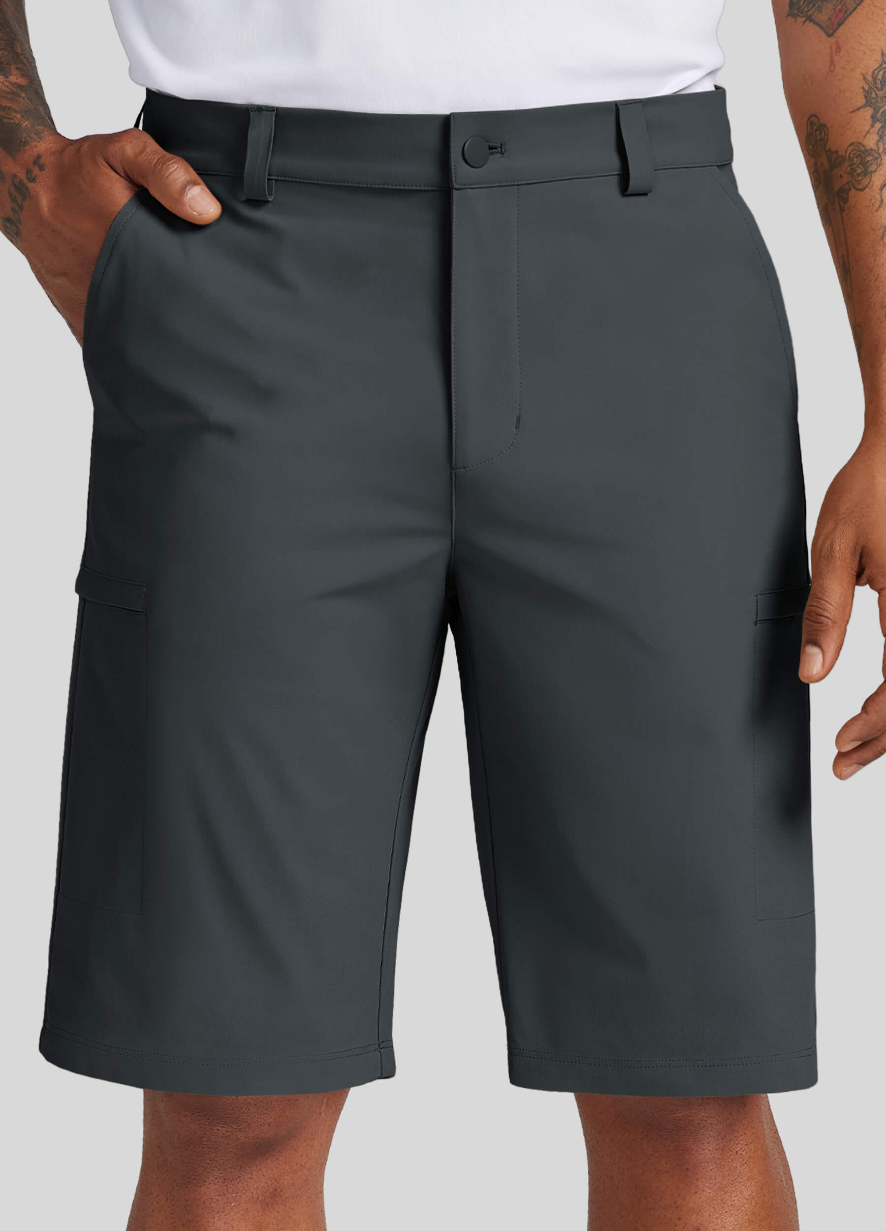 Men Golf Dress Shorts Classic Fit - Image 75