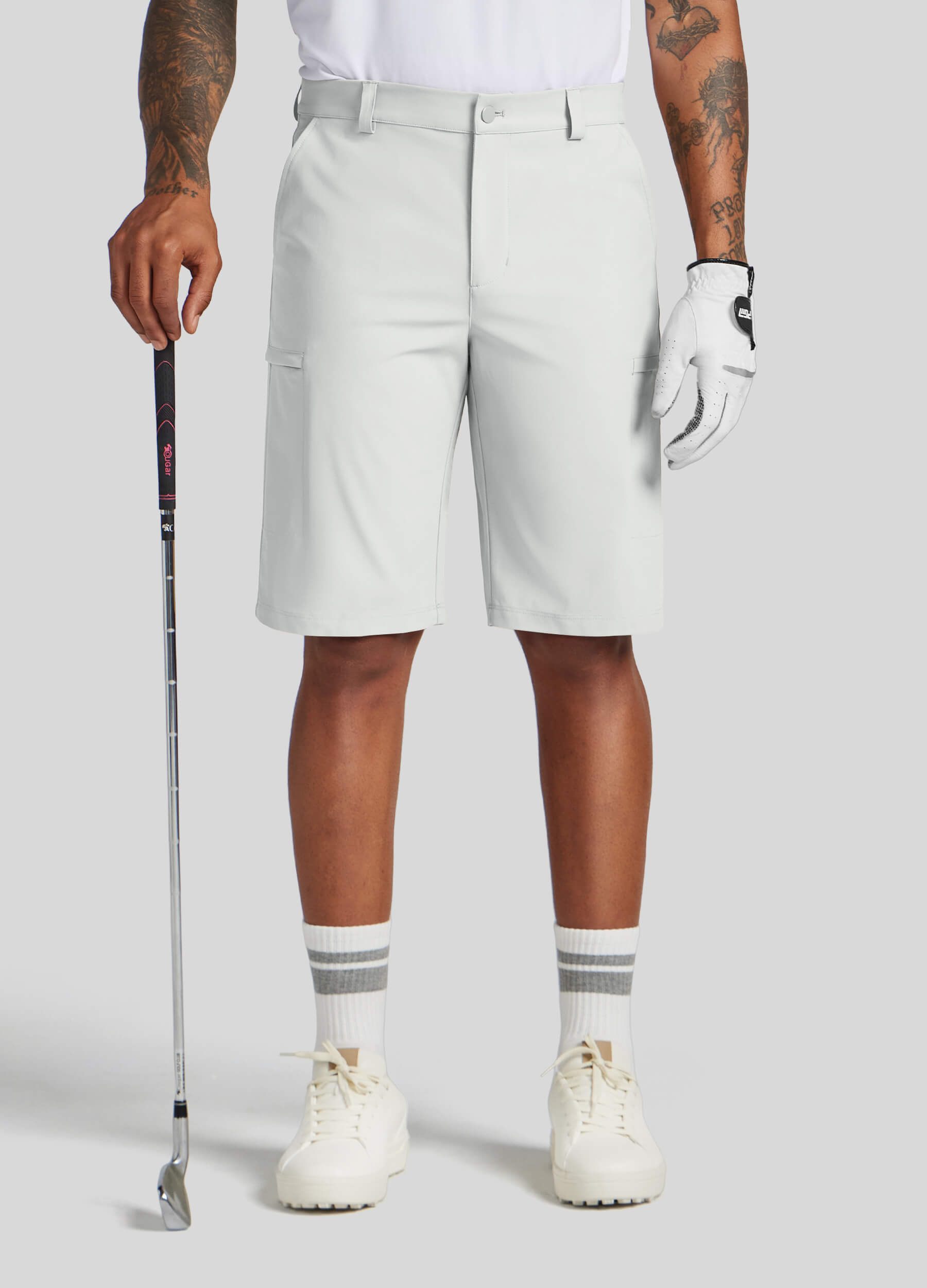 Men Golf Dress Shorts Classic Fit - Image 81