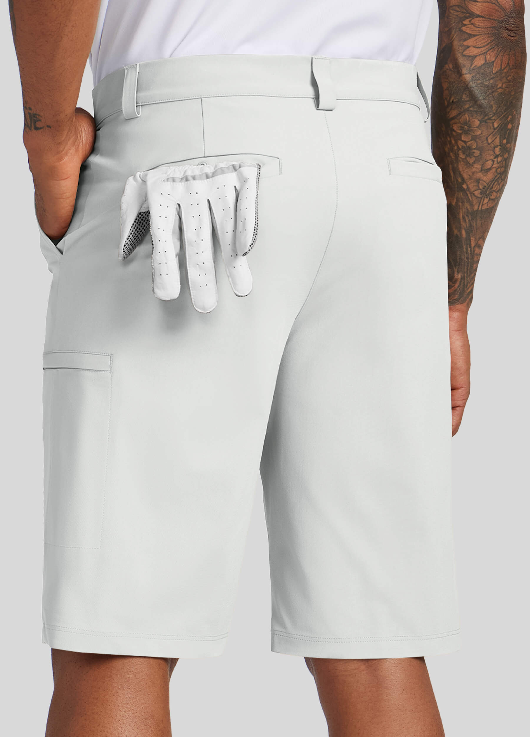 Men Golf Dress Shorts Classic Fit - Image 83