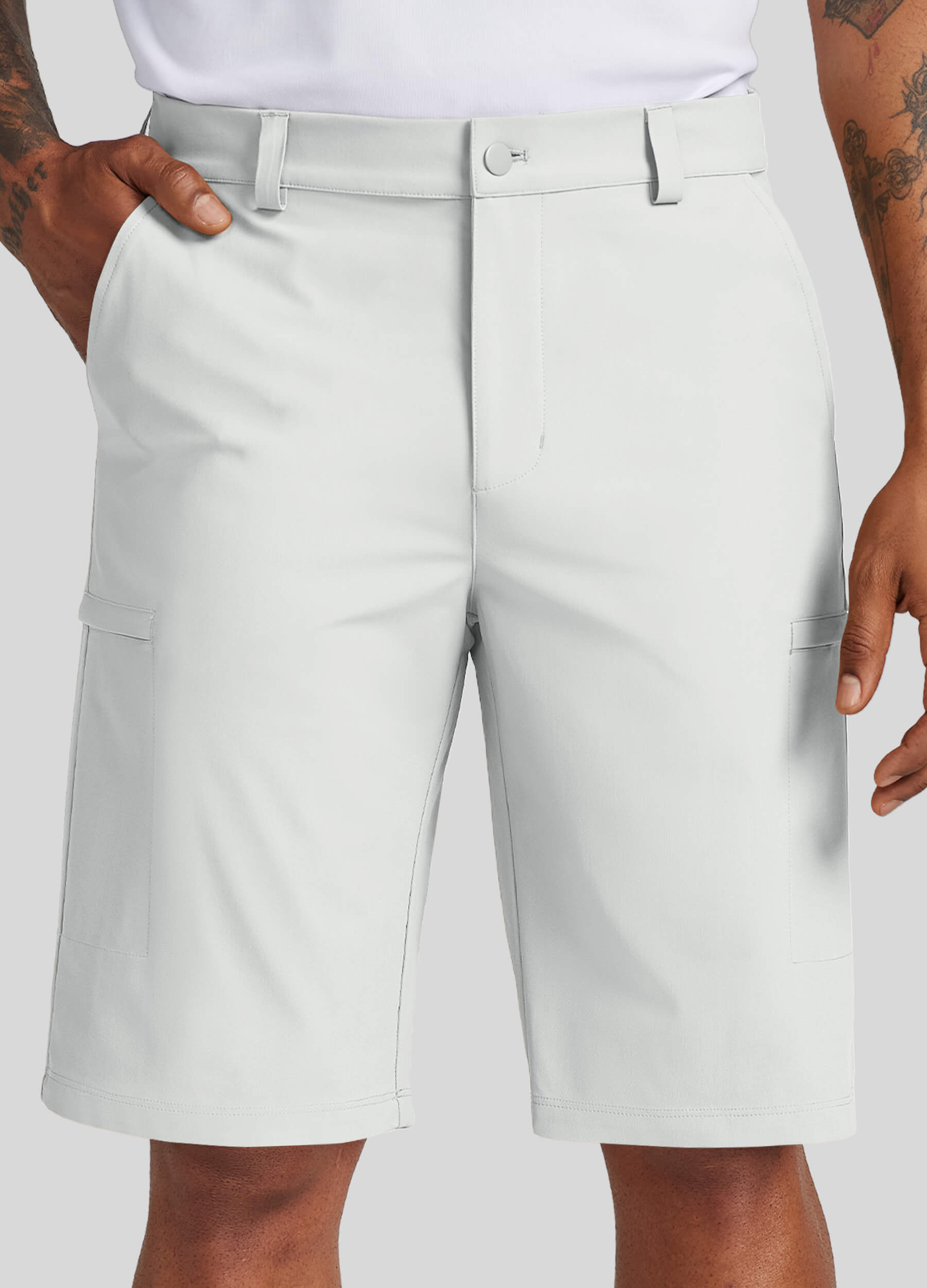 Men Golf Dress Shorts Classic Fit - Image 84