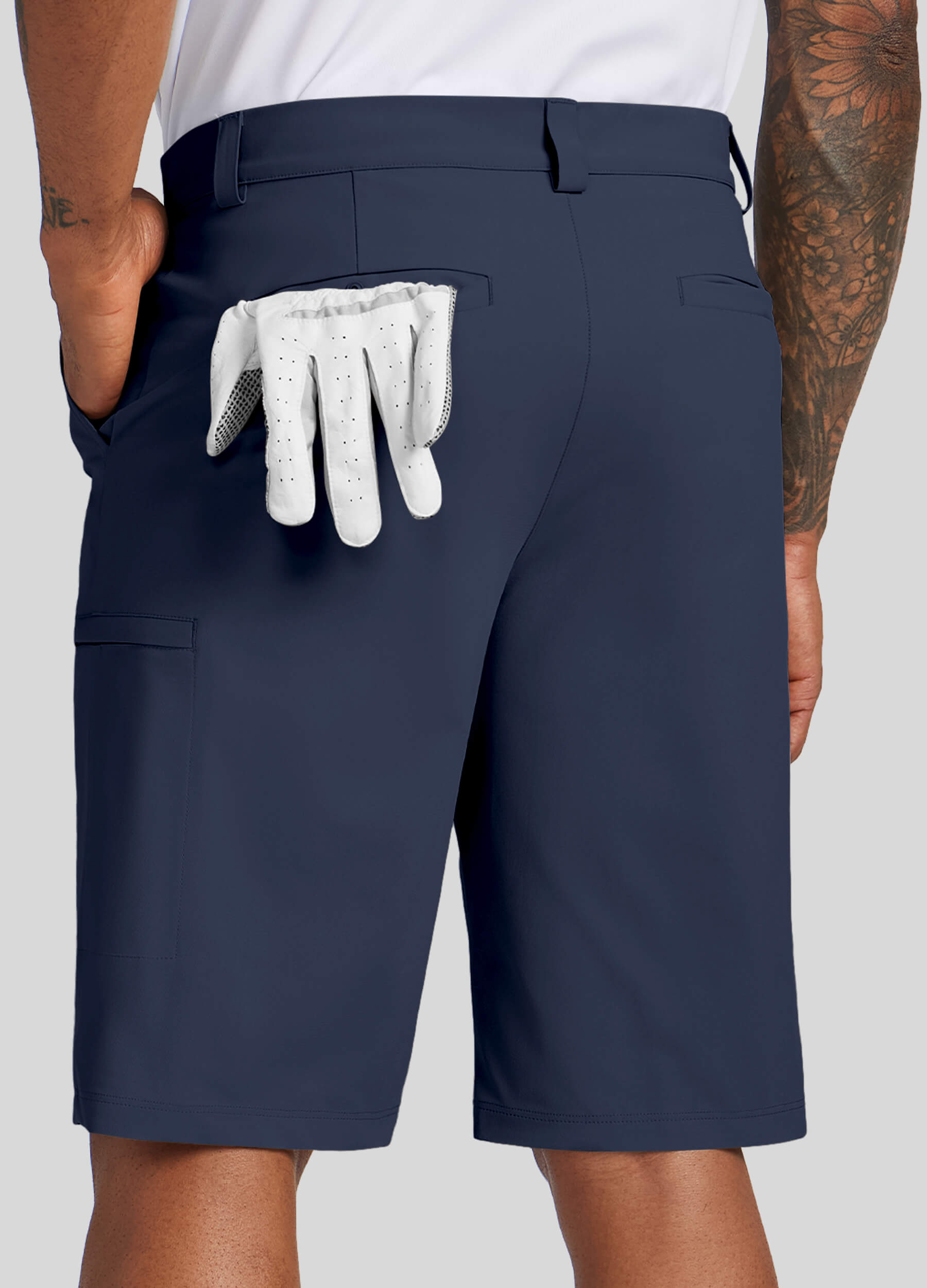 Men Golf Dress Shorts Classic Fit - Image 59