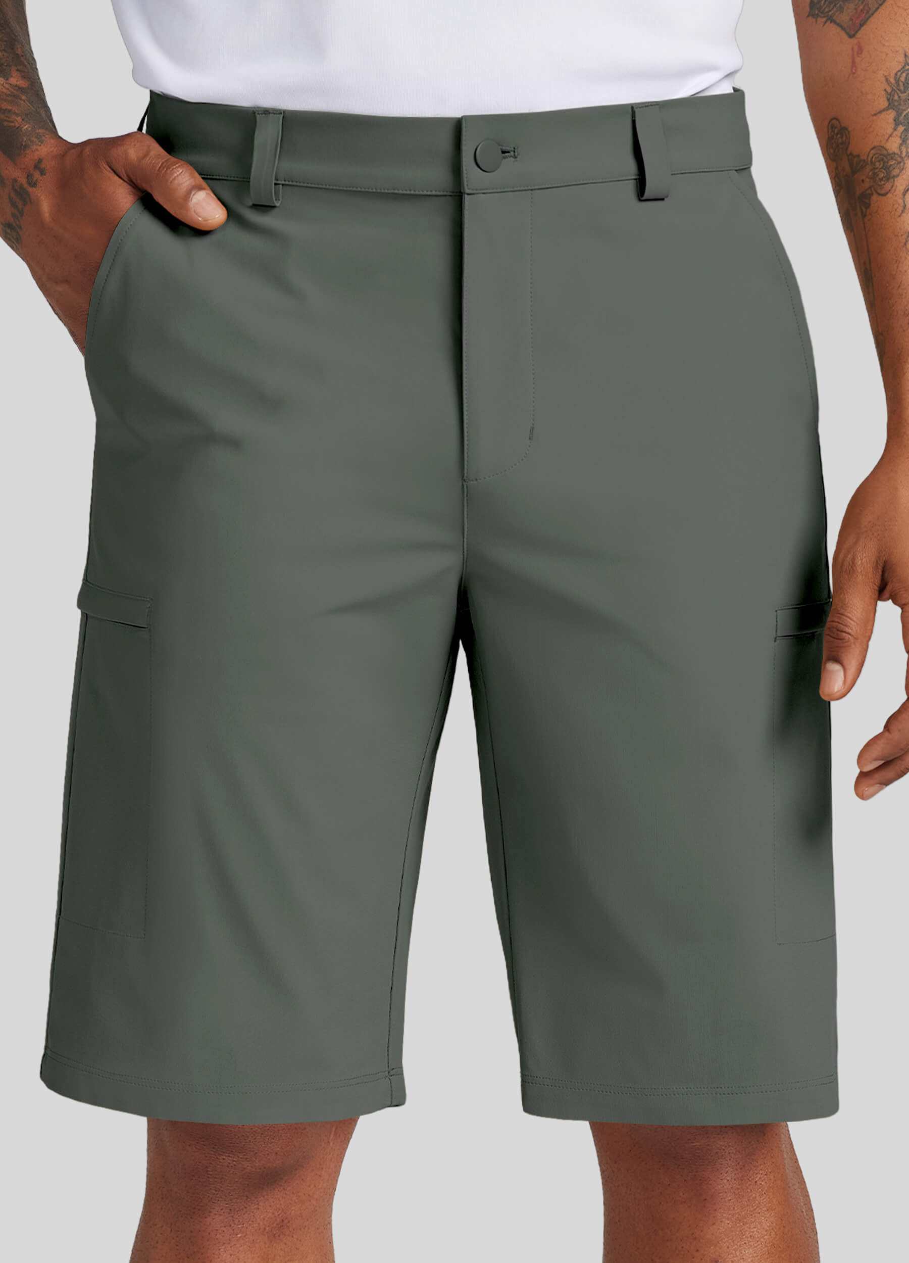 Men Golf Dress Shorts Classic Fit - Image 64