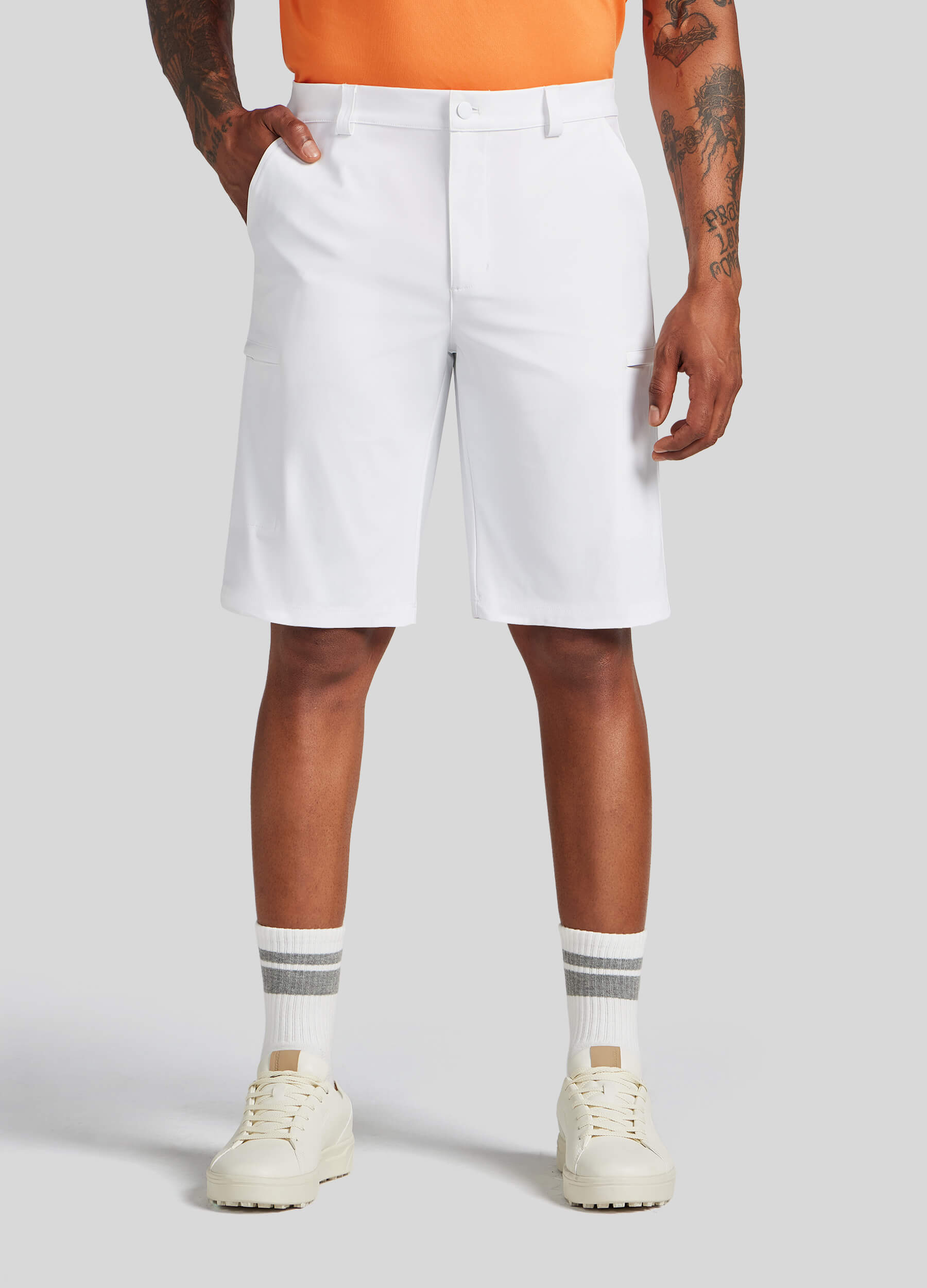 Men Golf Dress Shorts Classic Fit - Image 66