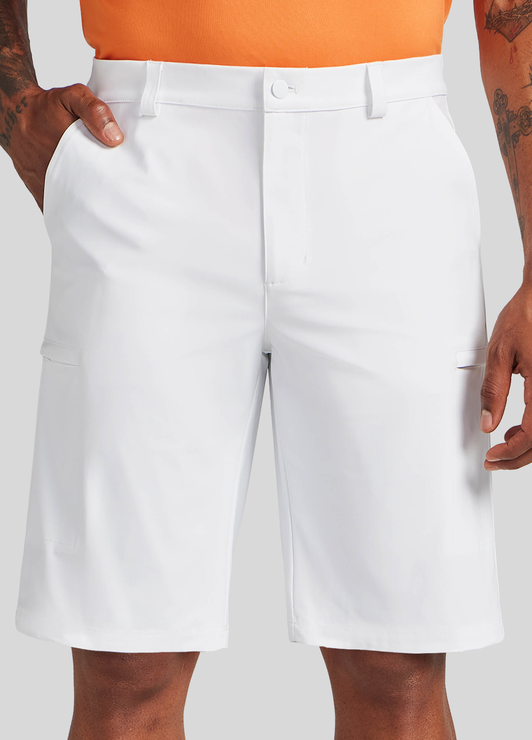 Men Golf Dress Shorts Classic Fit - Image 69