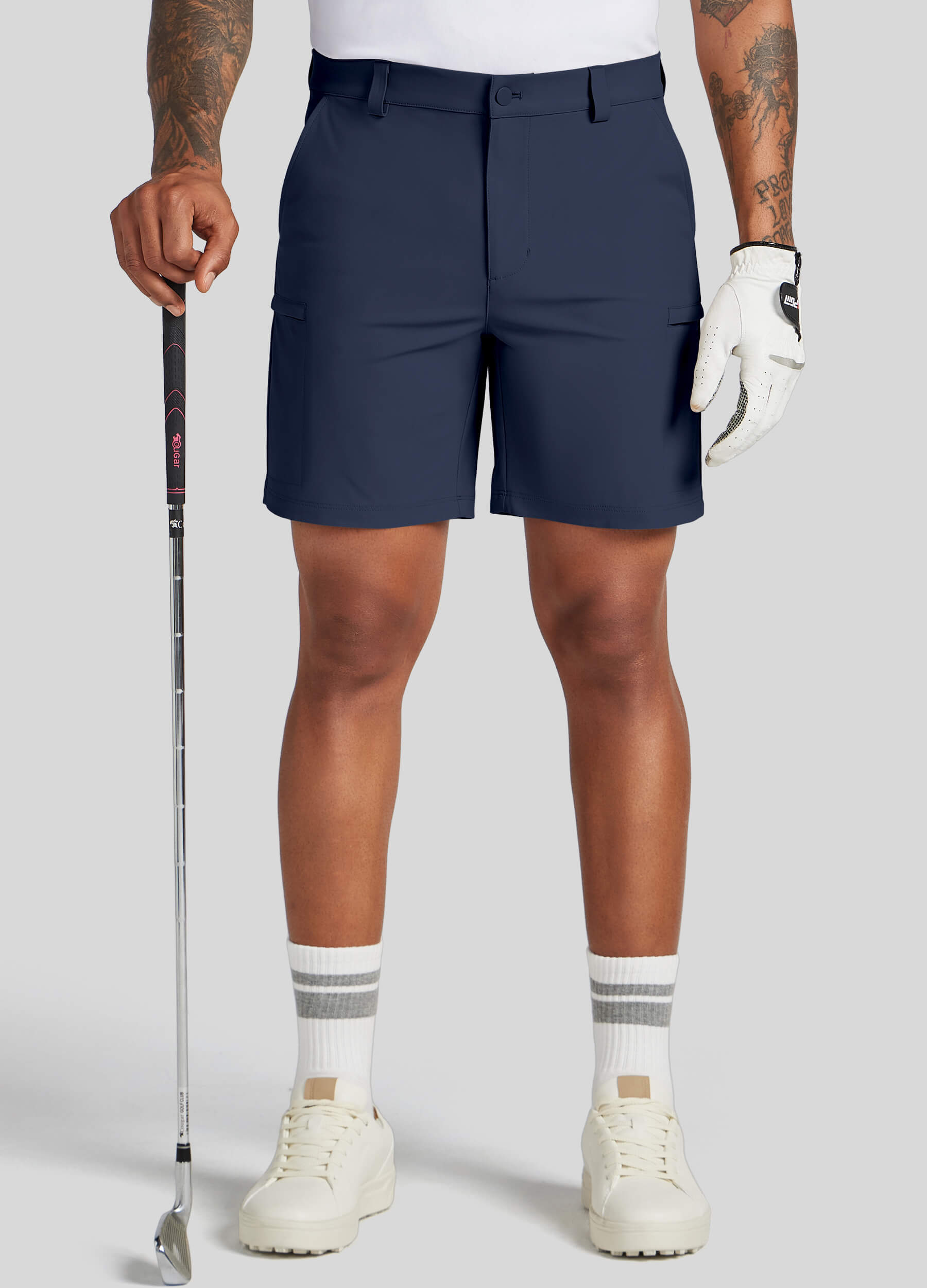 Men Golf Dress Shorts Classic Fit - Image 29