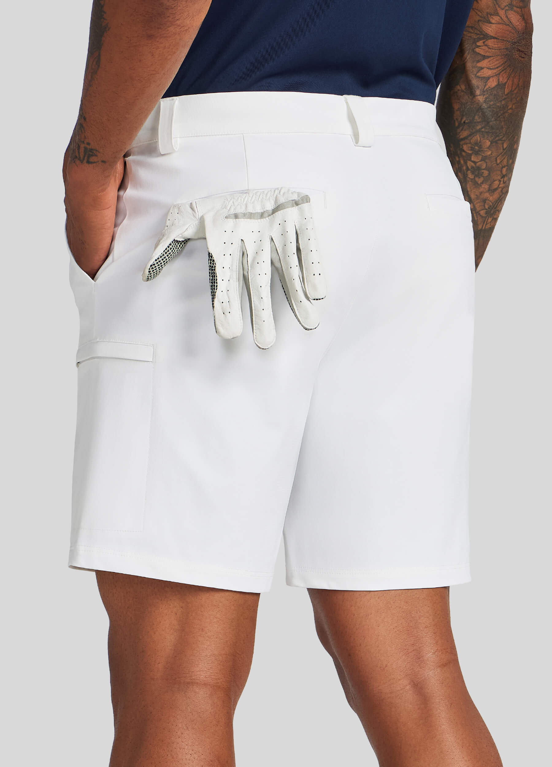 Men Golf Dress Shorts Classic Fit - Image 37