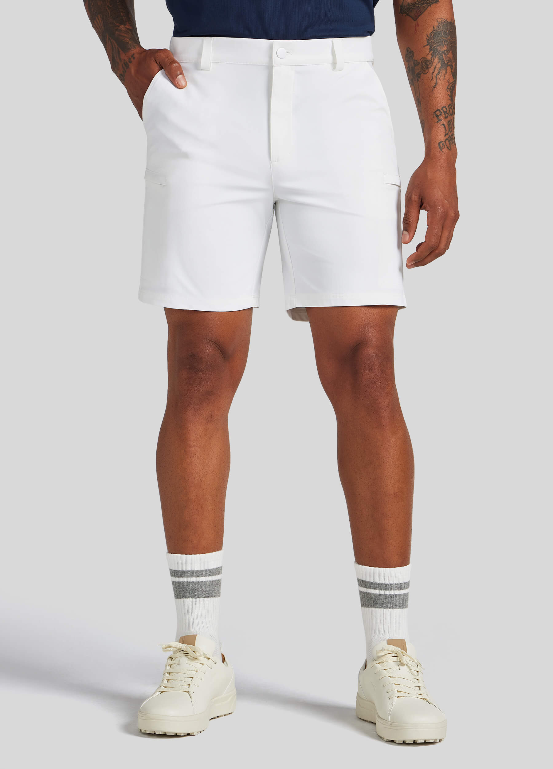 Men Golf Dress Shorts Classic Fit - Image 39