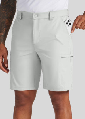 Men Golf Dress Shorts Classic Fit