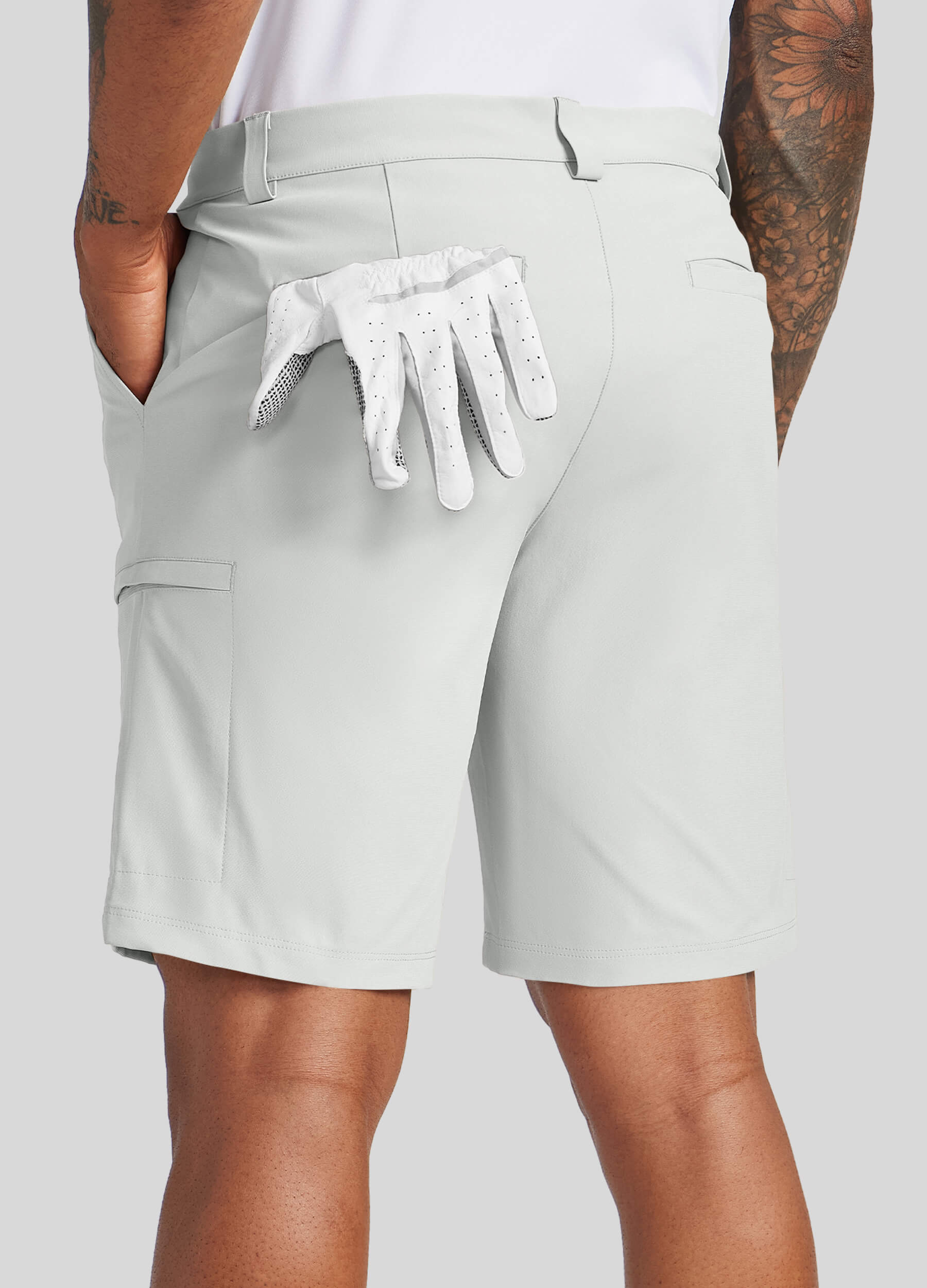 Men Golf Dress Shorts Classic Fit - Image 2