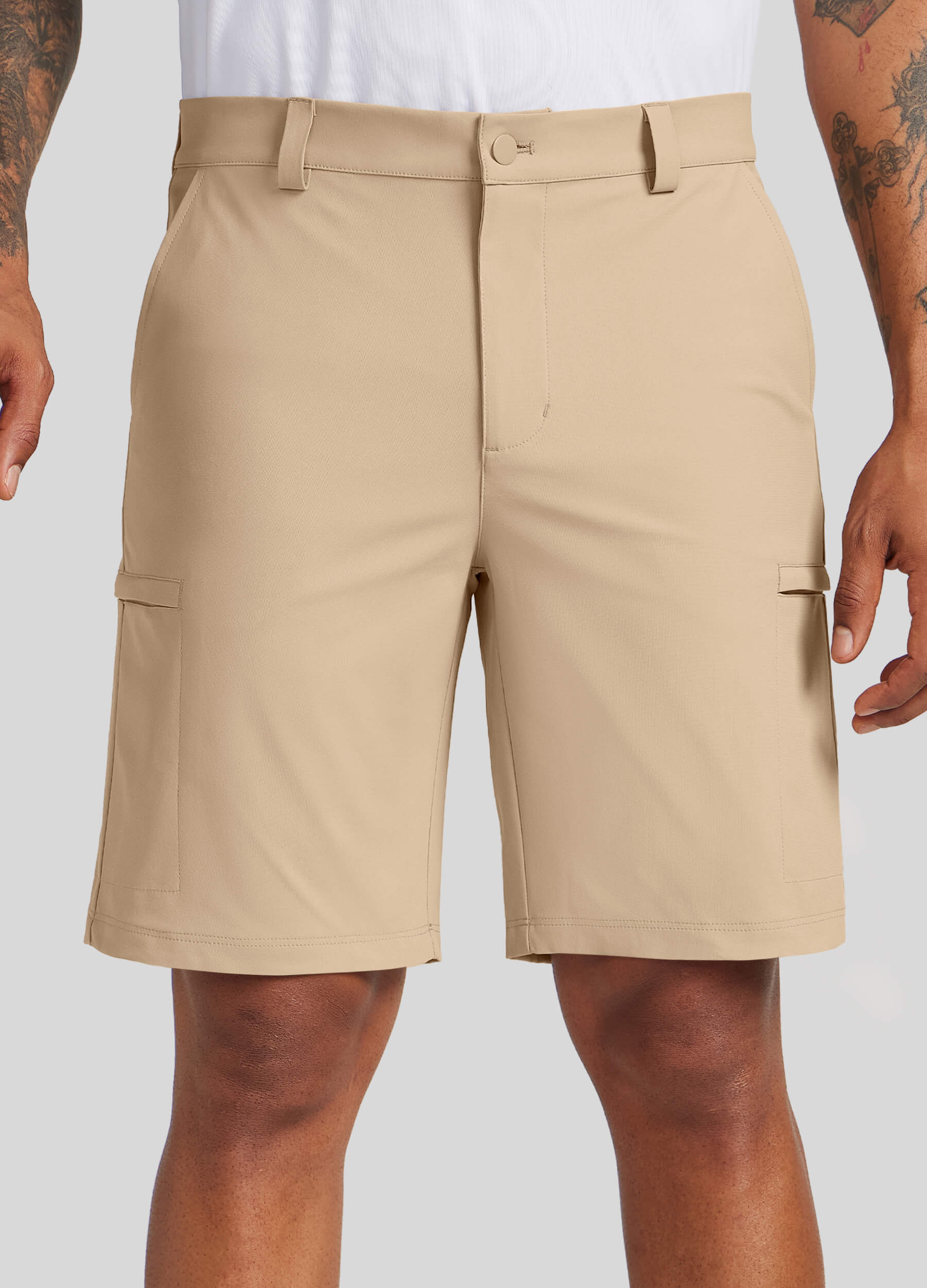 Men Golf Dress Shorts Classic Fit - Image 6