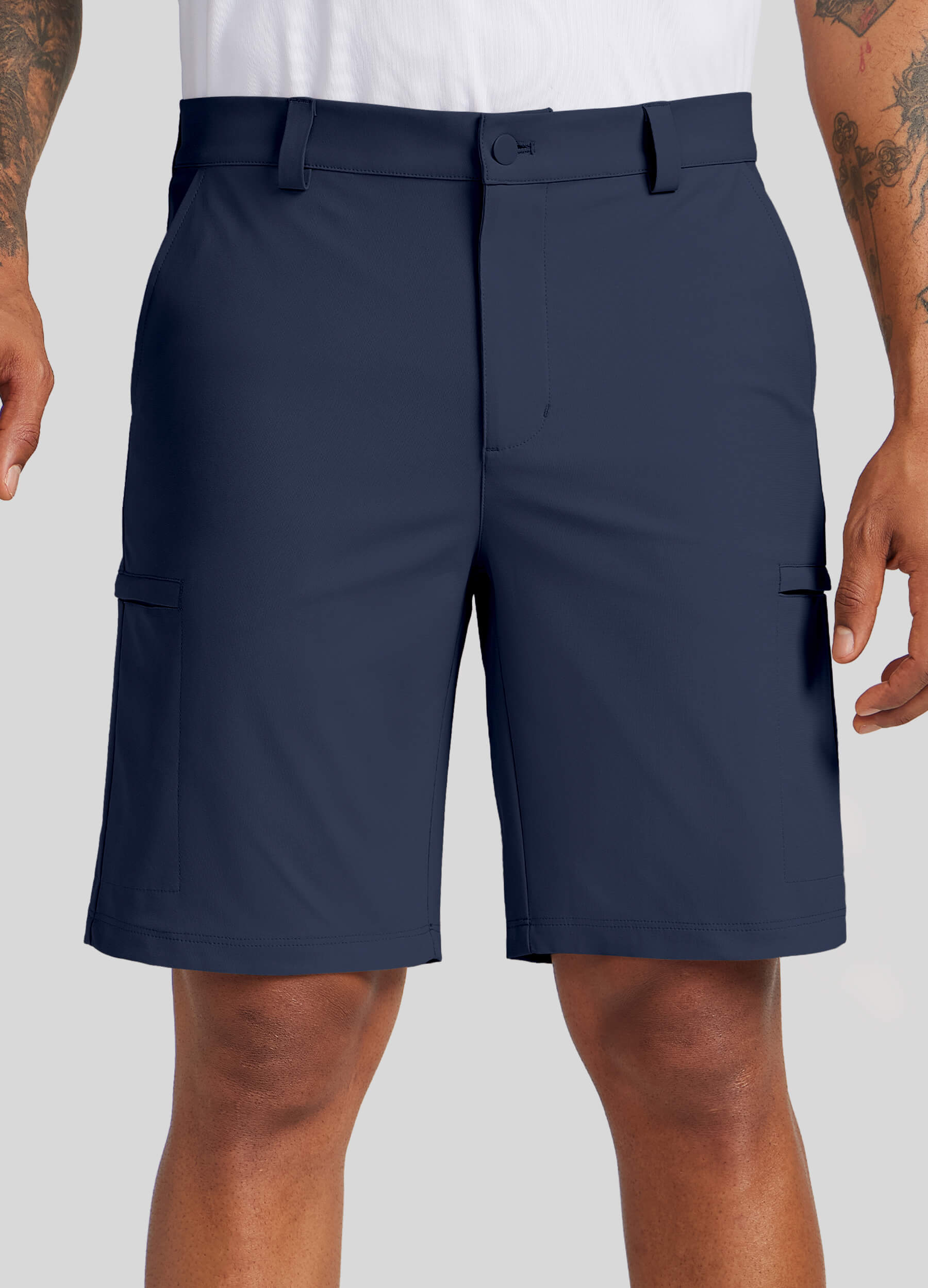 Men Golf Dress Shorts Classic Fit - Image 9