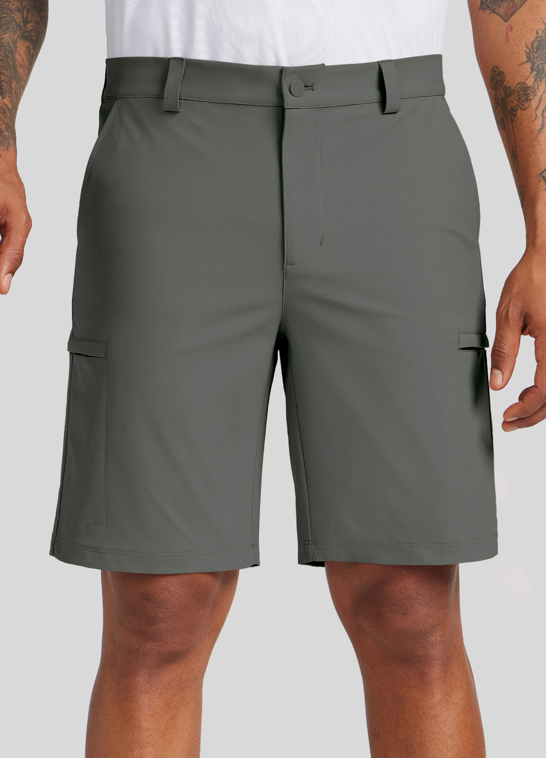 Men Golf Dress Shorts Classic Fit - Image 10