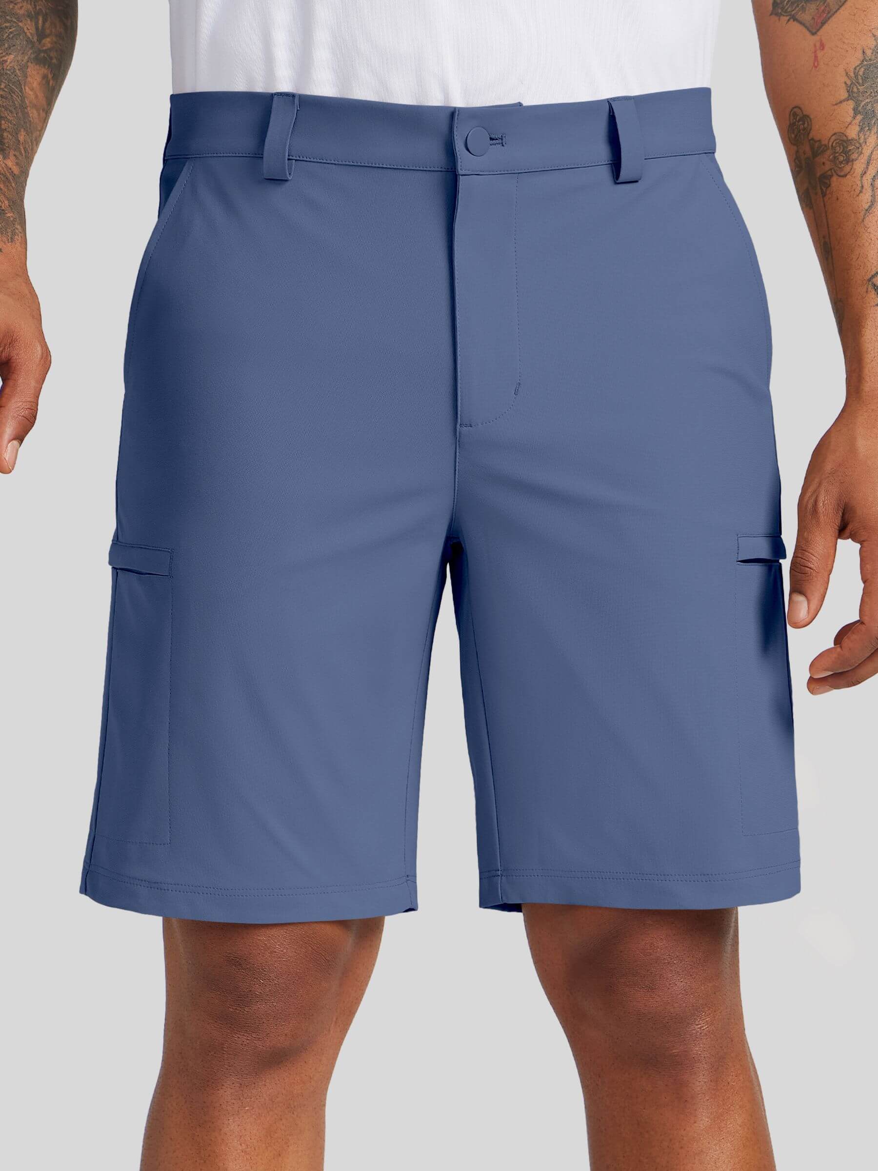 Men Golf Dress Shorts Classic Fit - Image 15