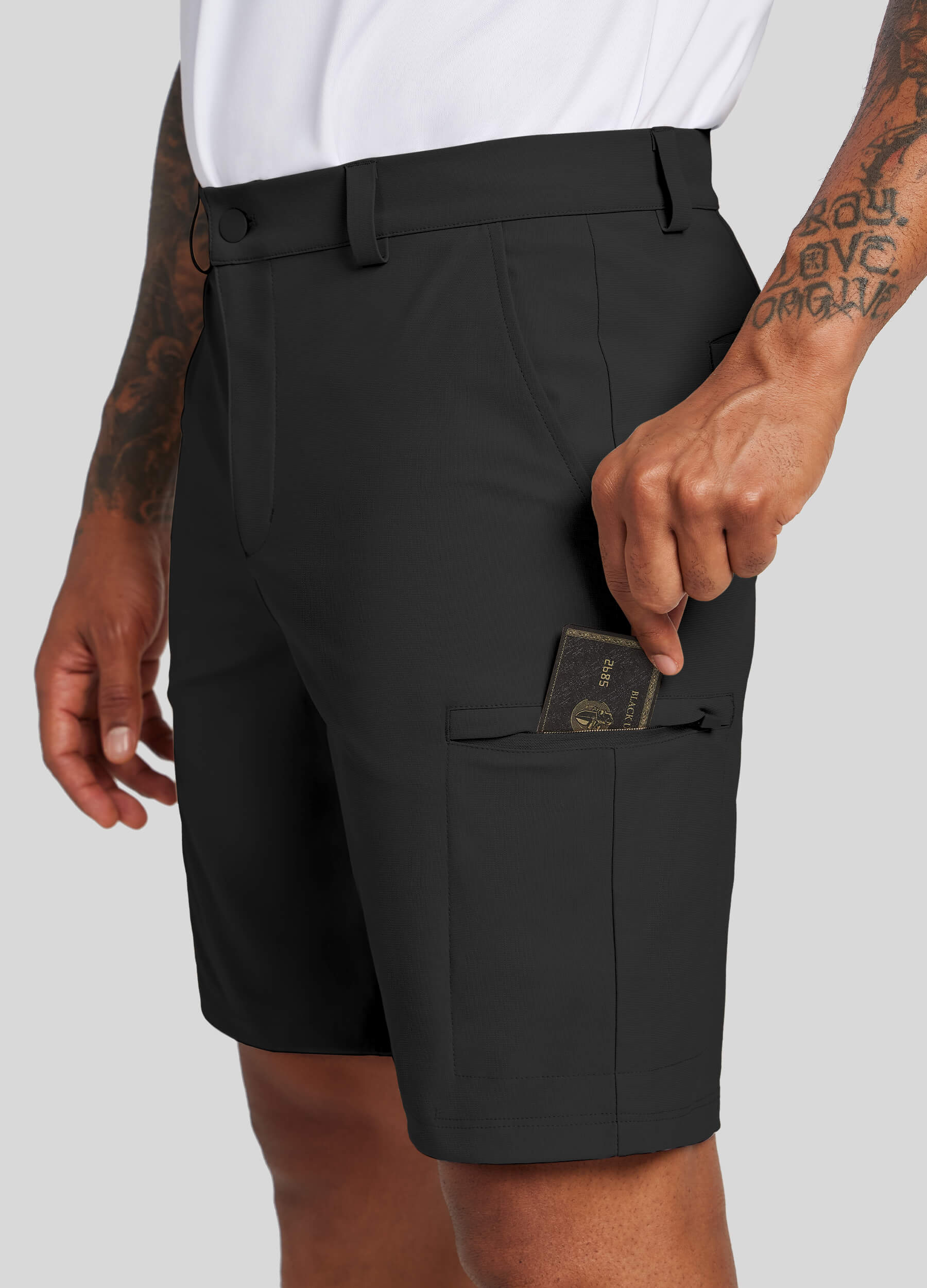 Men Golf Dress Shorts Classic Fit - Image 19