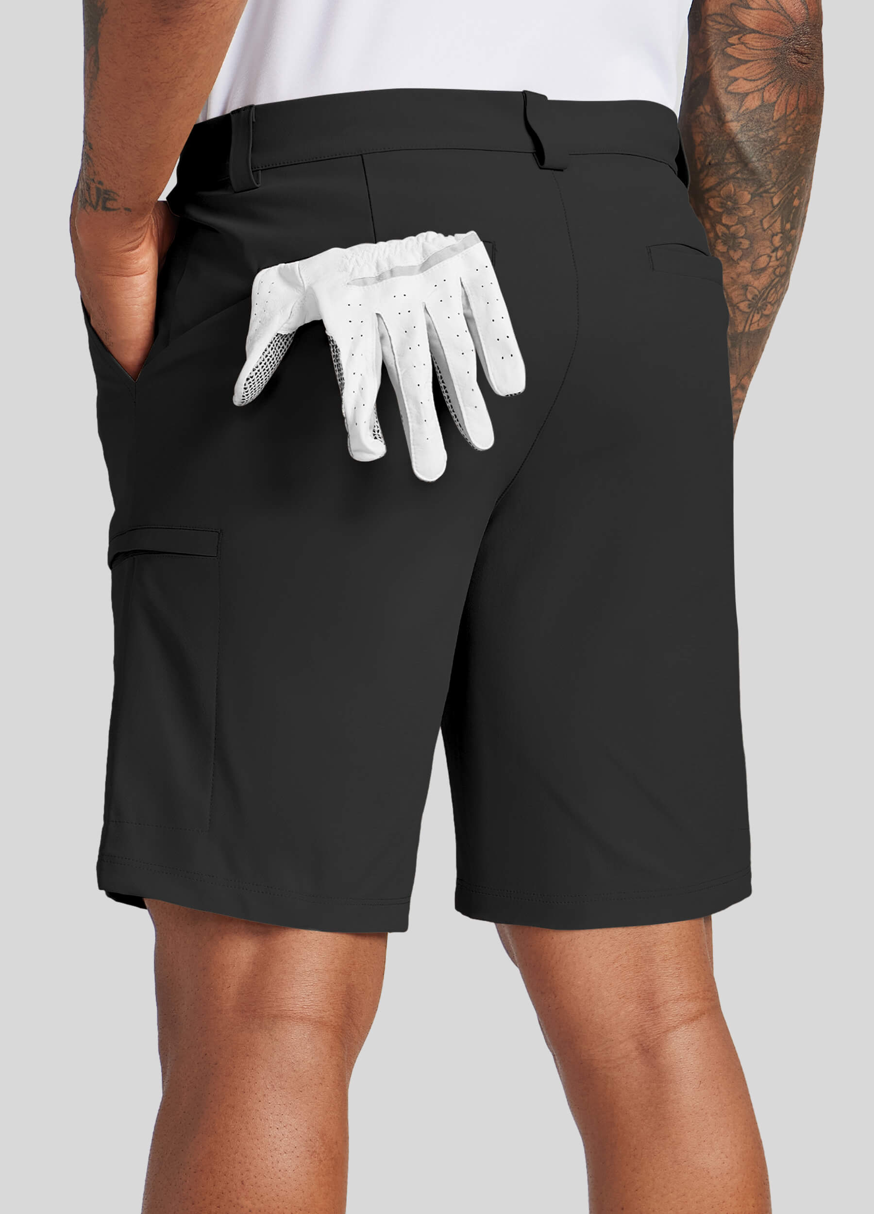 Men Golf Dress Shorts Classic Fit - Image 21