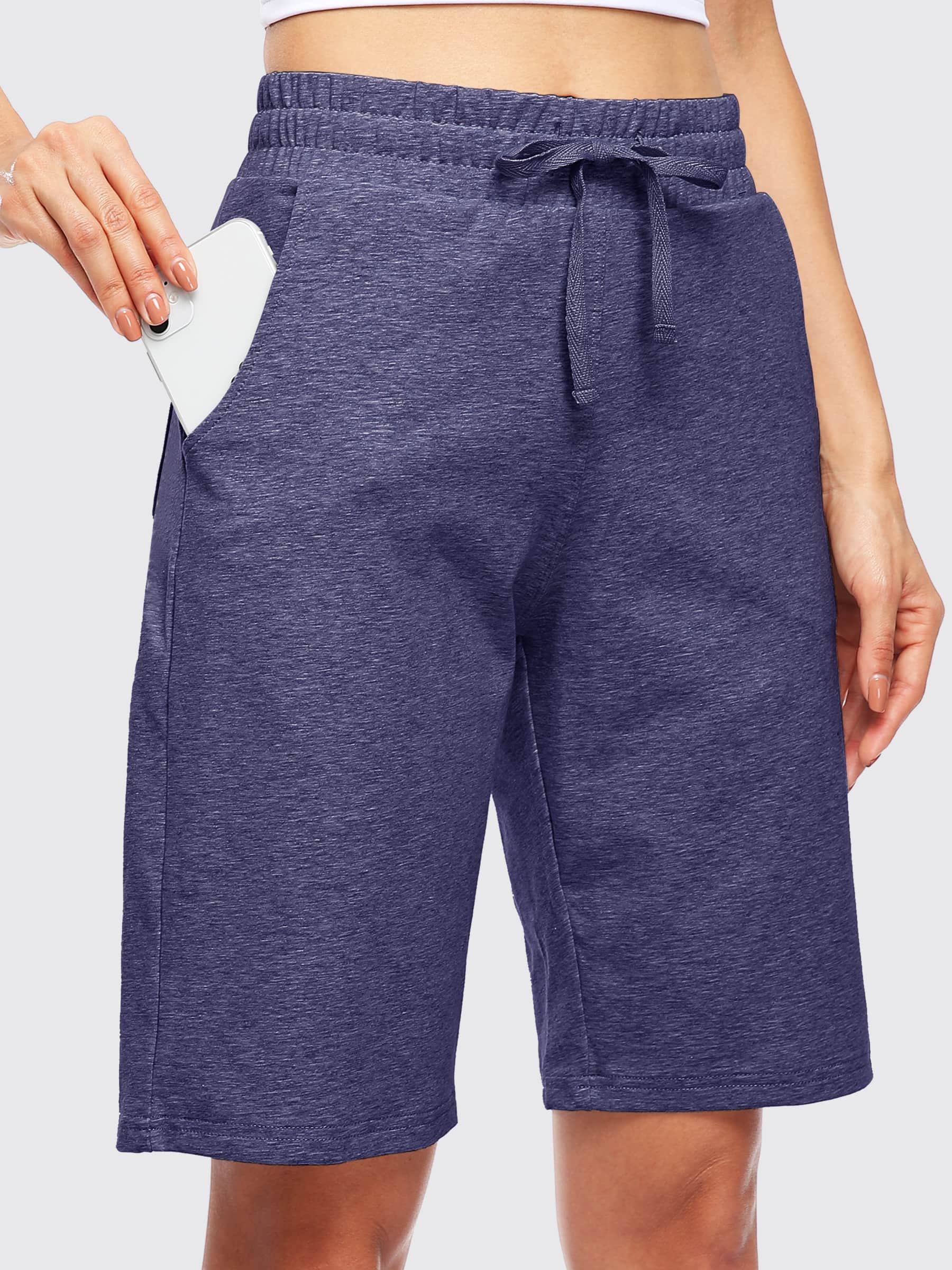 Women's Cotton Bermuda Shorts — Lounging & Casual - Image 16