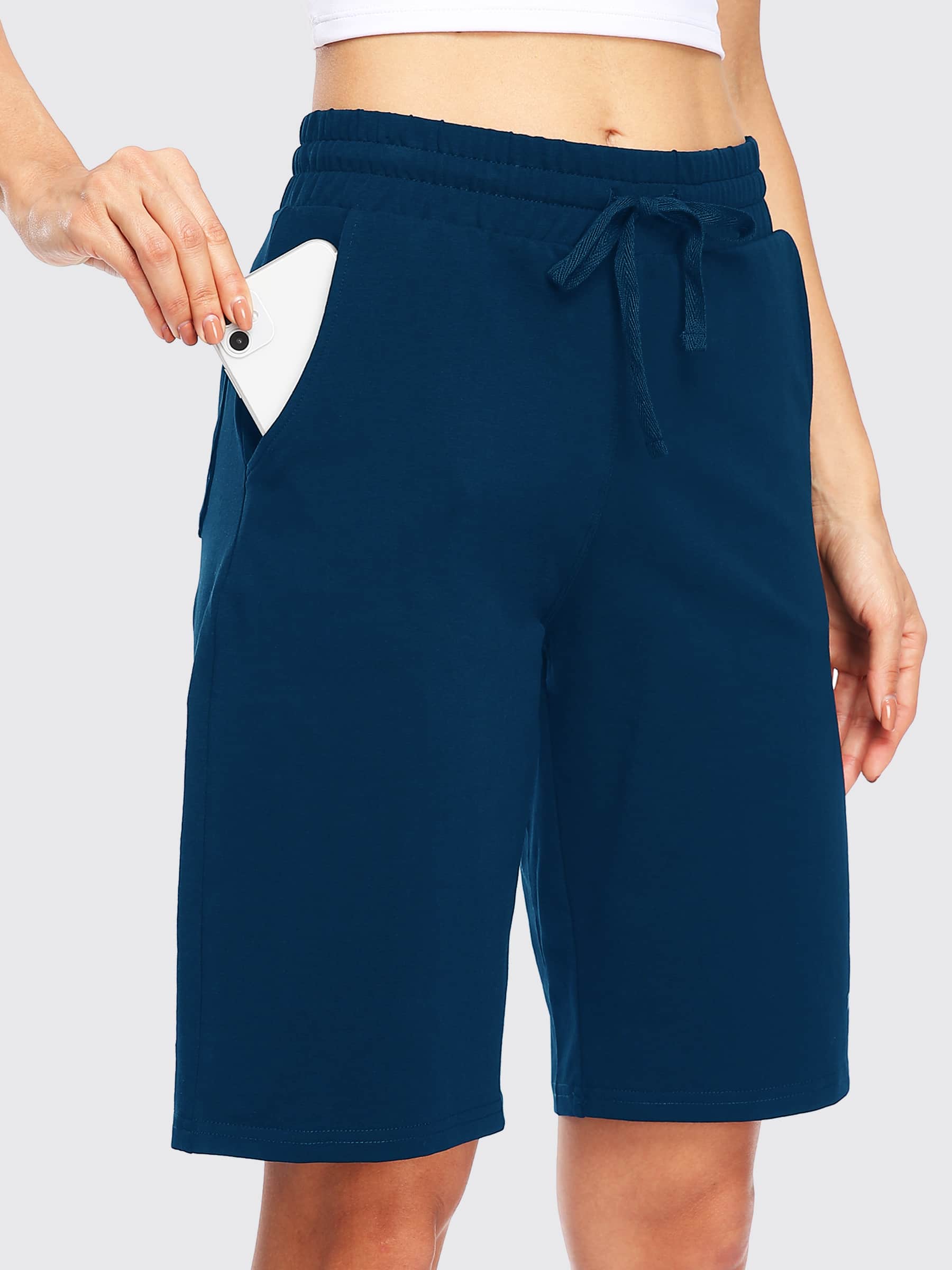Women's Cotton Bermuda Shorts — Lounging & Casual - Image 9