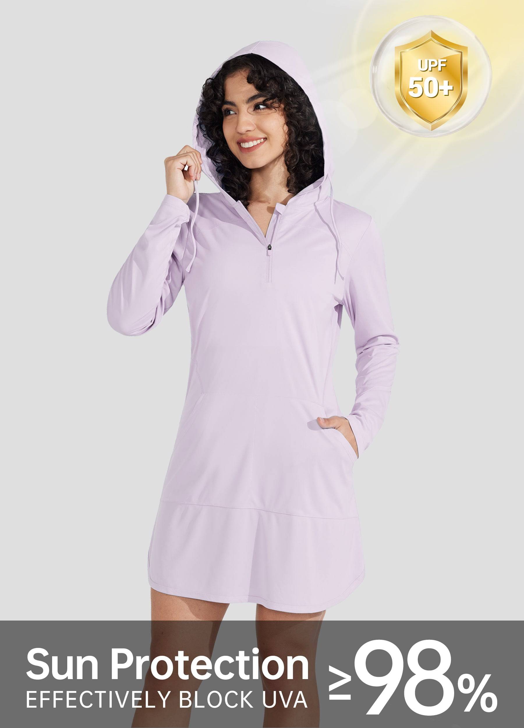 Women's Beach Hooded Cover-Up Dress - Image 16