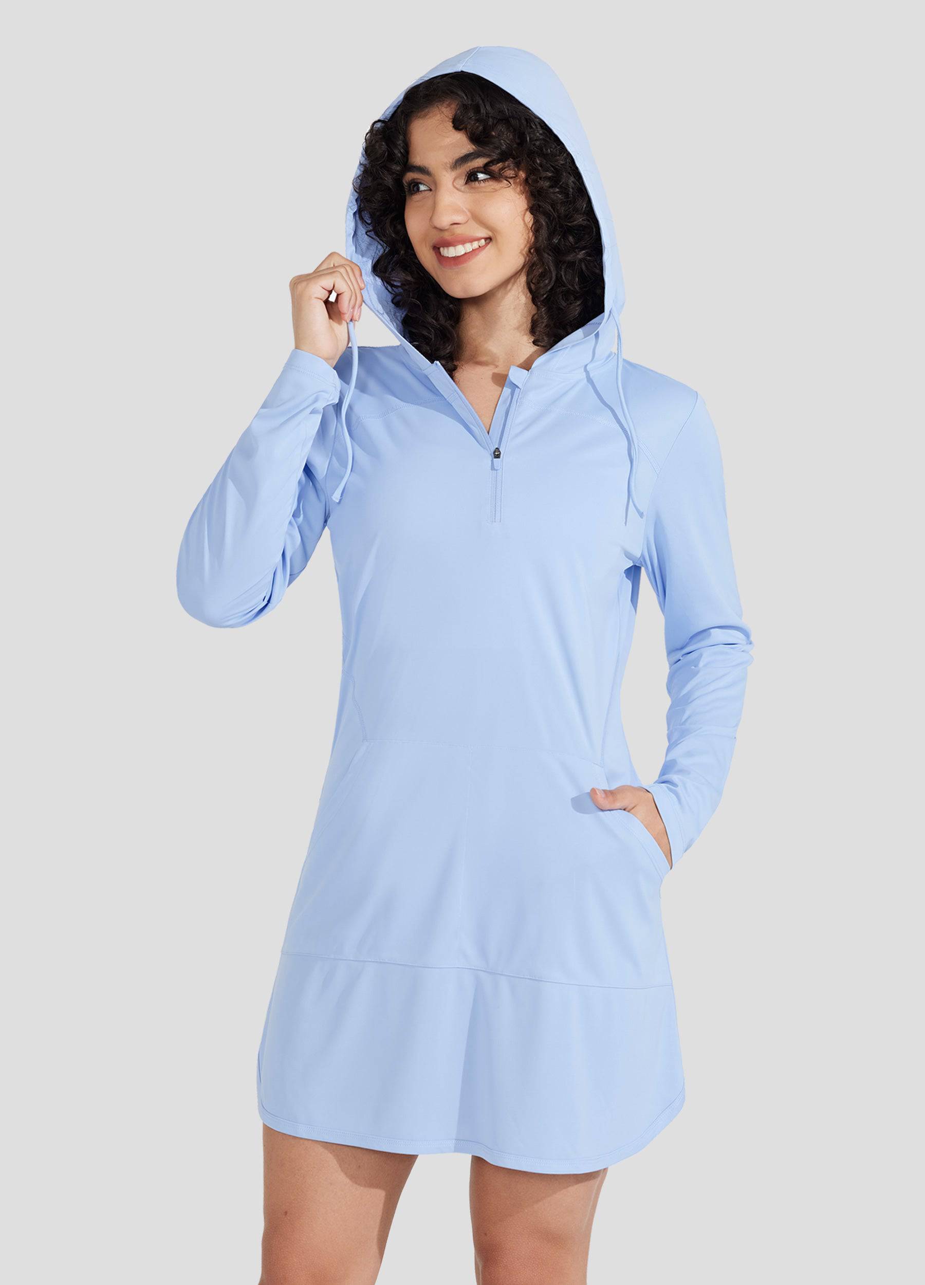 Women's Beach Hooded Cover-Up Dress - Image 18