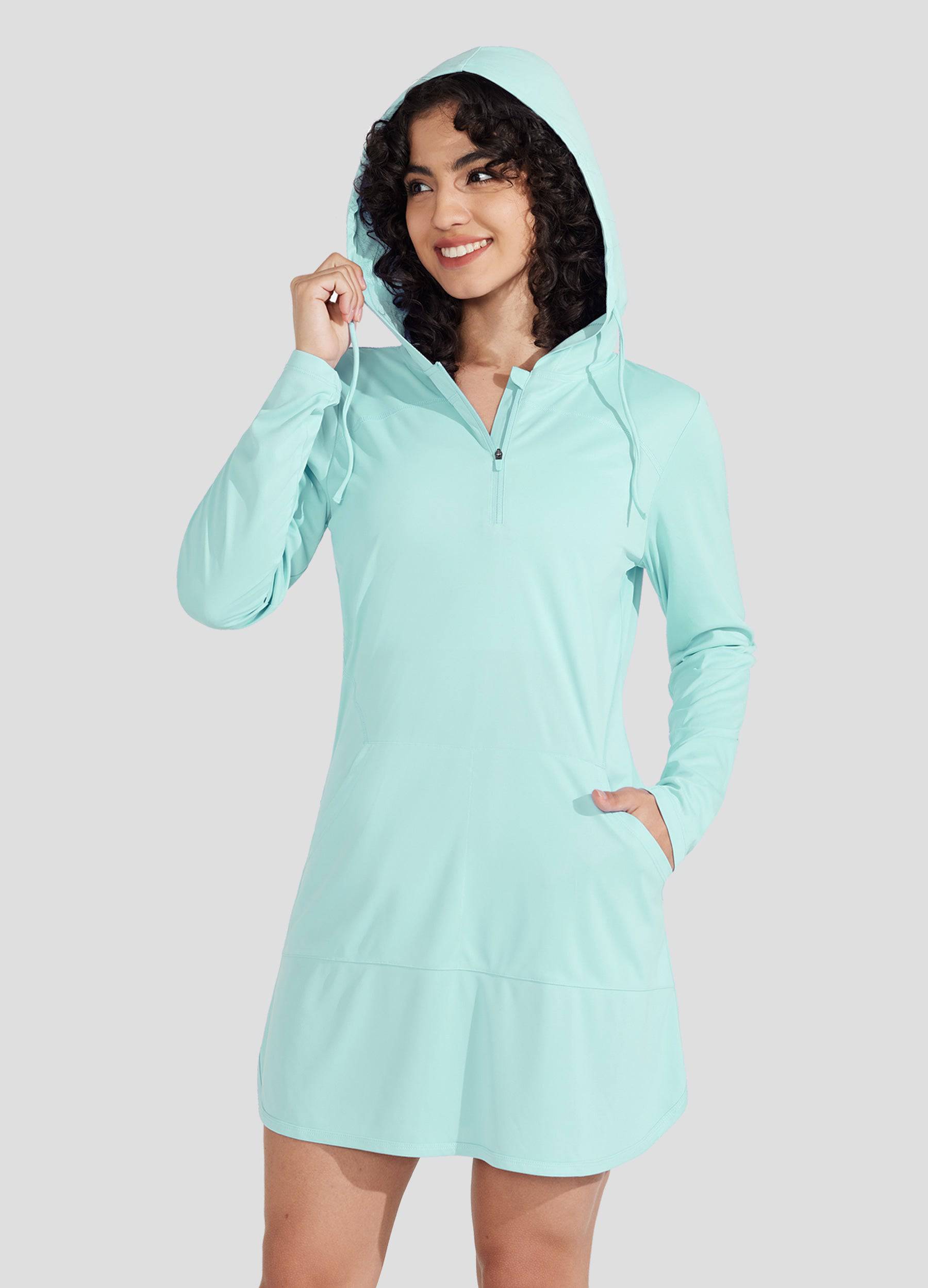 Women's Beach Hooded Cover-Up Dress