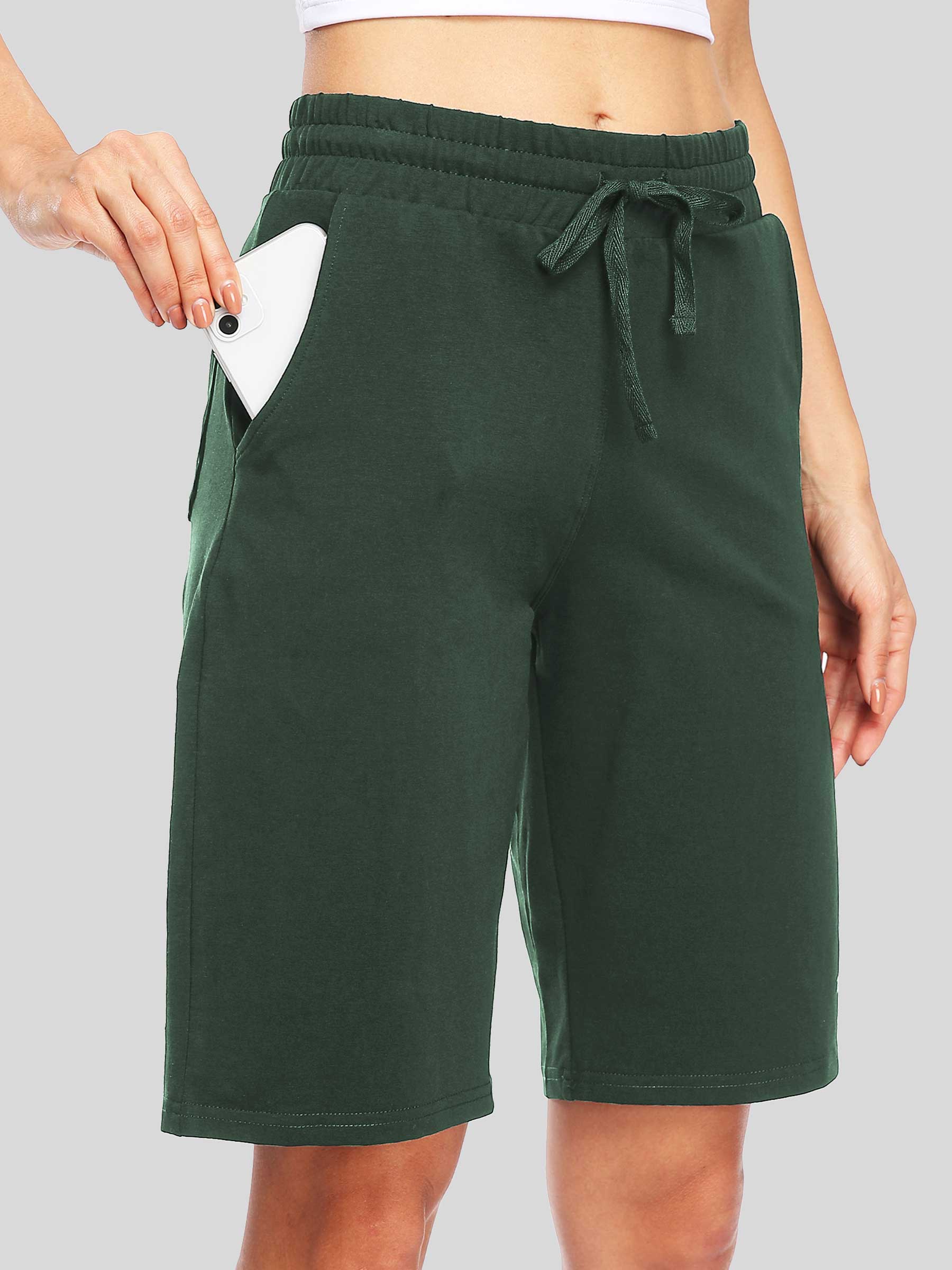 Women's Cotton Bermuda Shorts — Lounging & Casual - Image 63
