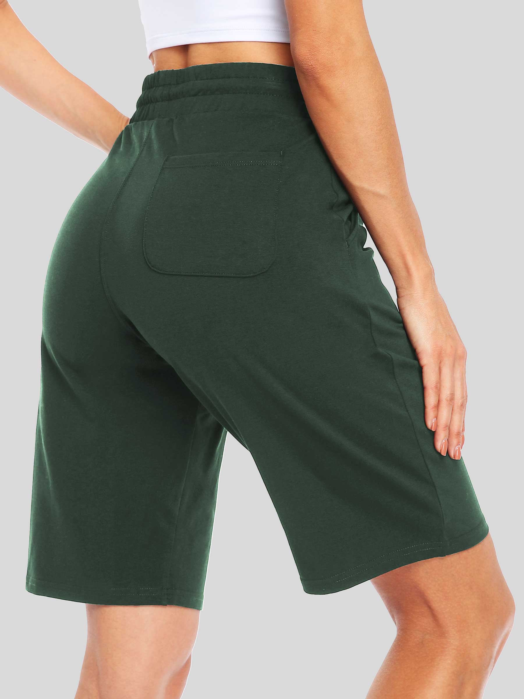 Women's Cotton Bermuda Shorts — Lounging & Casual - Image 64