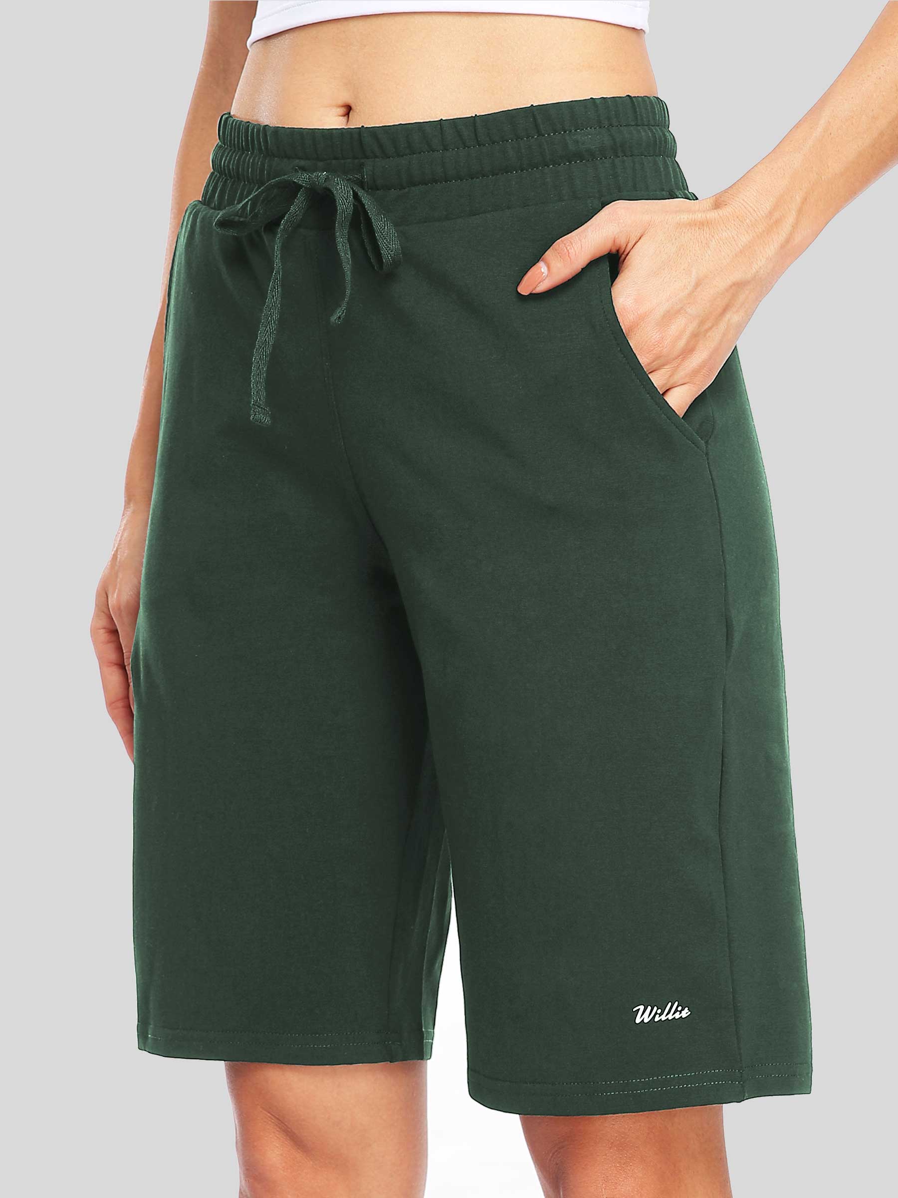 Women's Cotton Bermuda Shorts — Lounging & Casual - Image 62