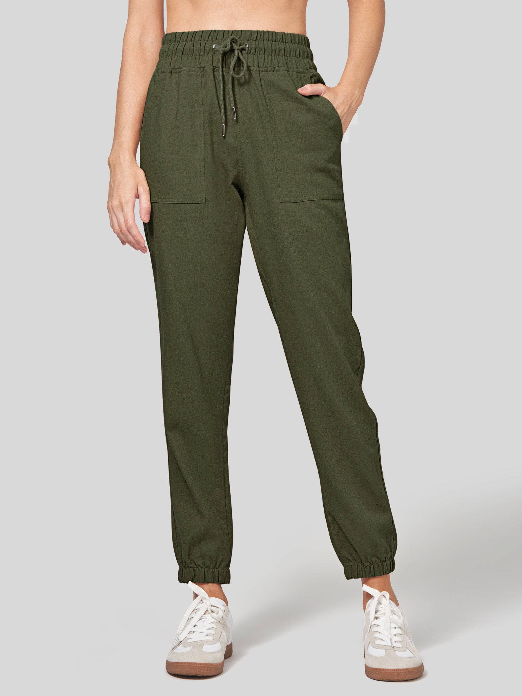 Women's Cotton Linen Joggers - Image 16