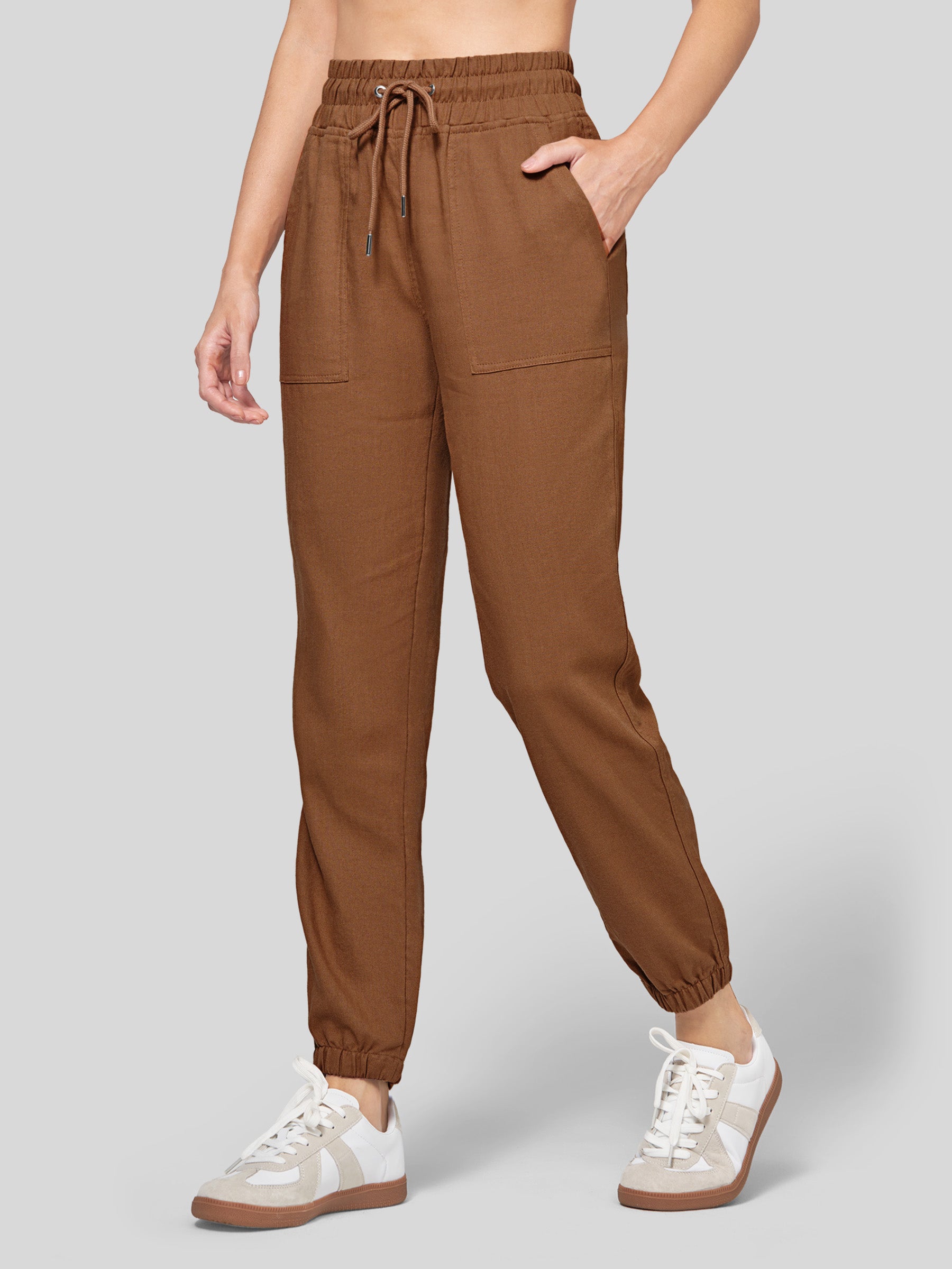 Women's Cotton Linen Joggers - Image 27