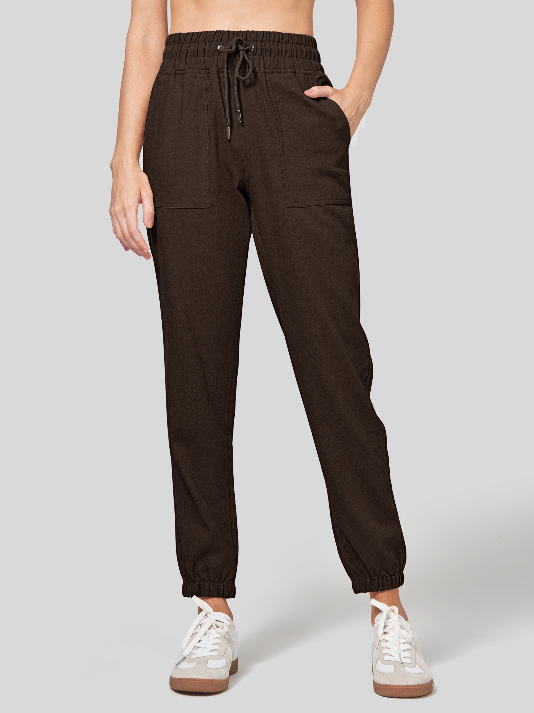 Women's Cotton Linen Joggers - Image 31