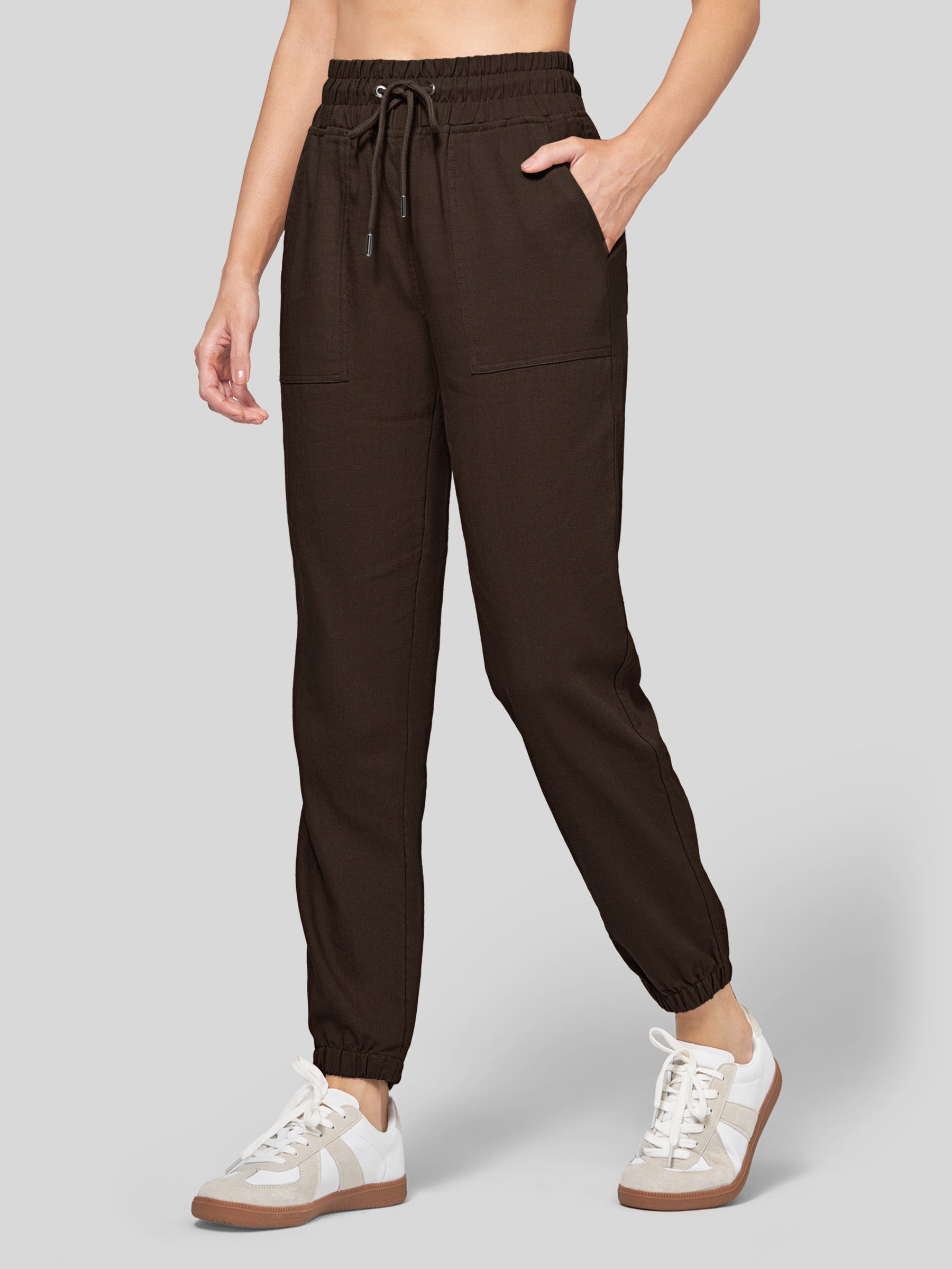 Women's Cotton Linen Joggers - Image 32