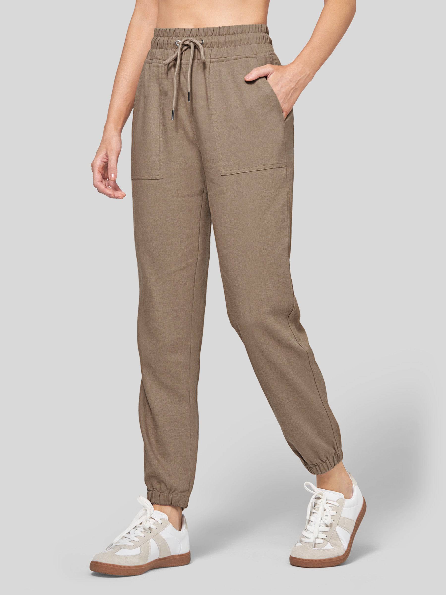 Women's Cotton Linen Joggers - Image 7