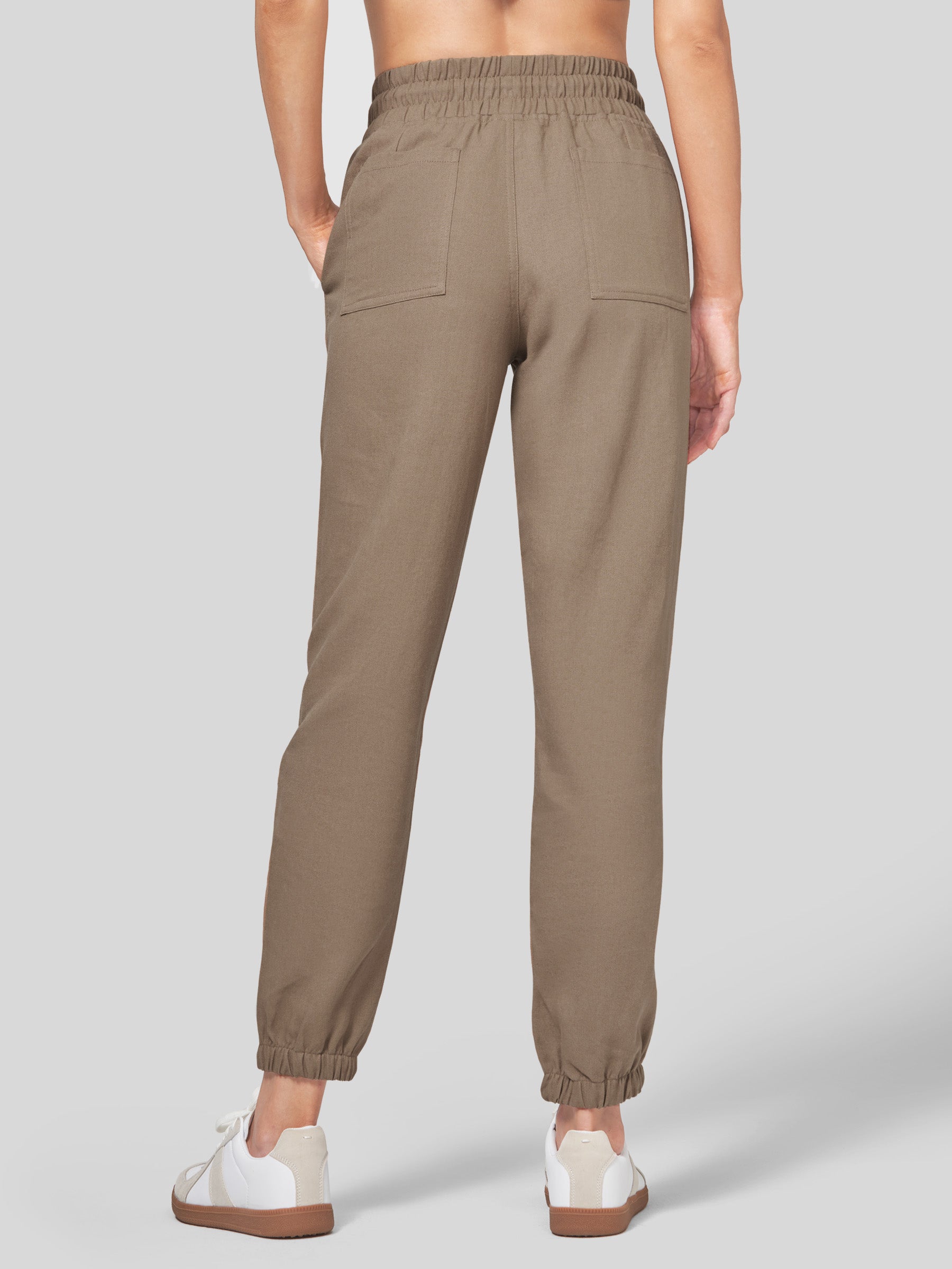 Women's Cotton Linen Joggers - Image 8