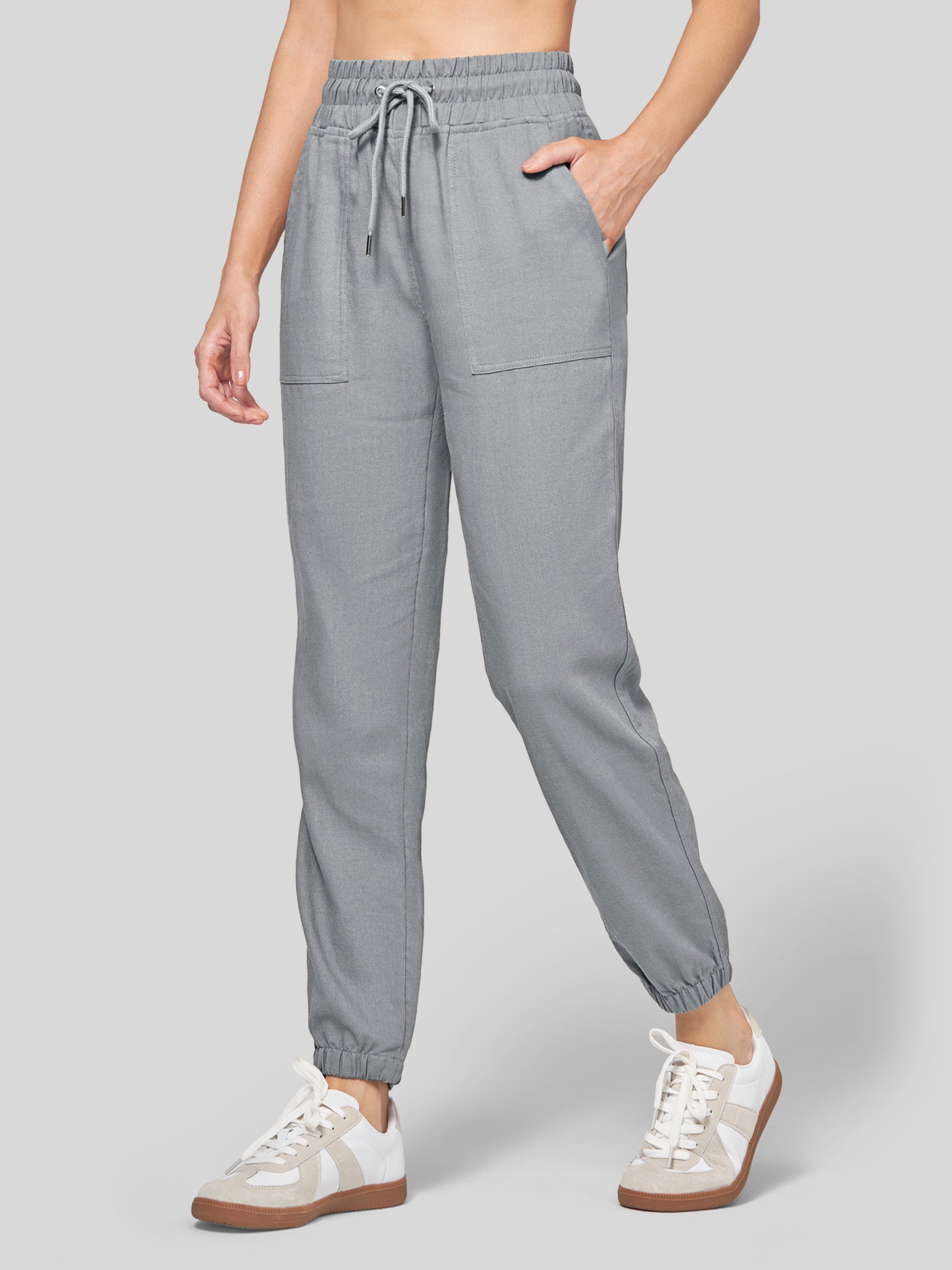 Women's Cotton Linen Joggers - Image 37