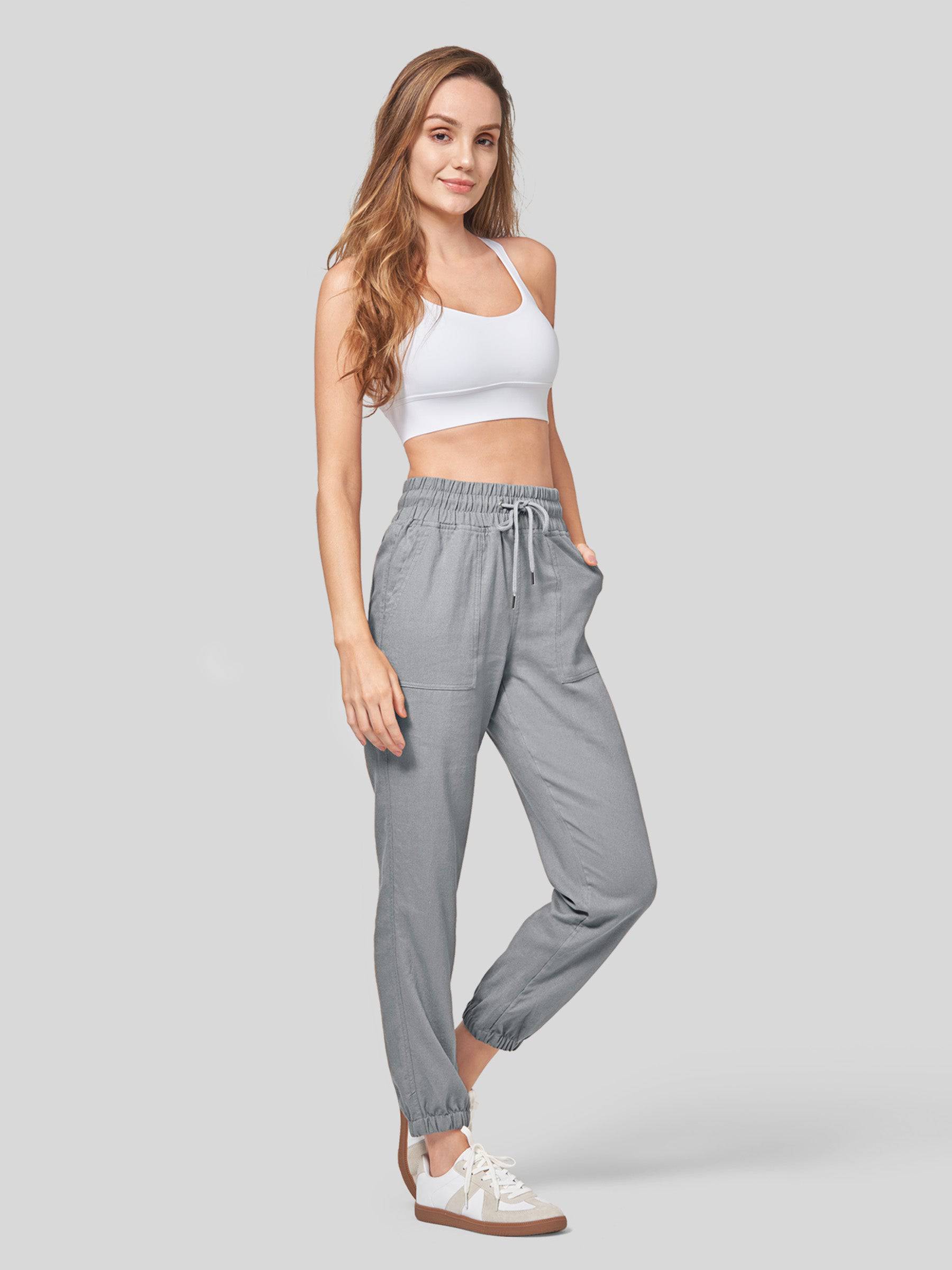 Women's Cotton Linen Joggers - Image 39