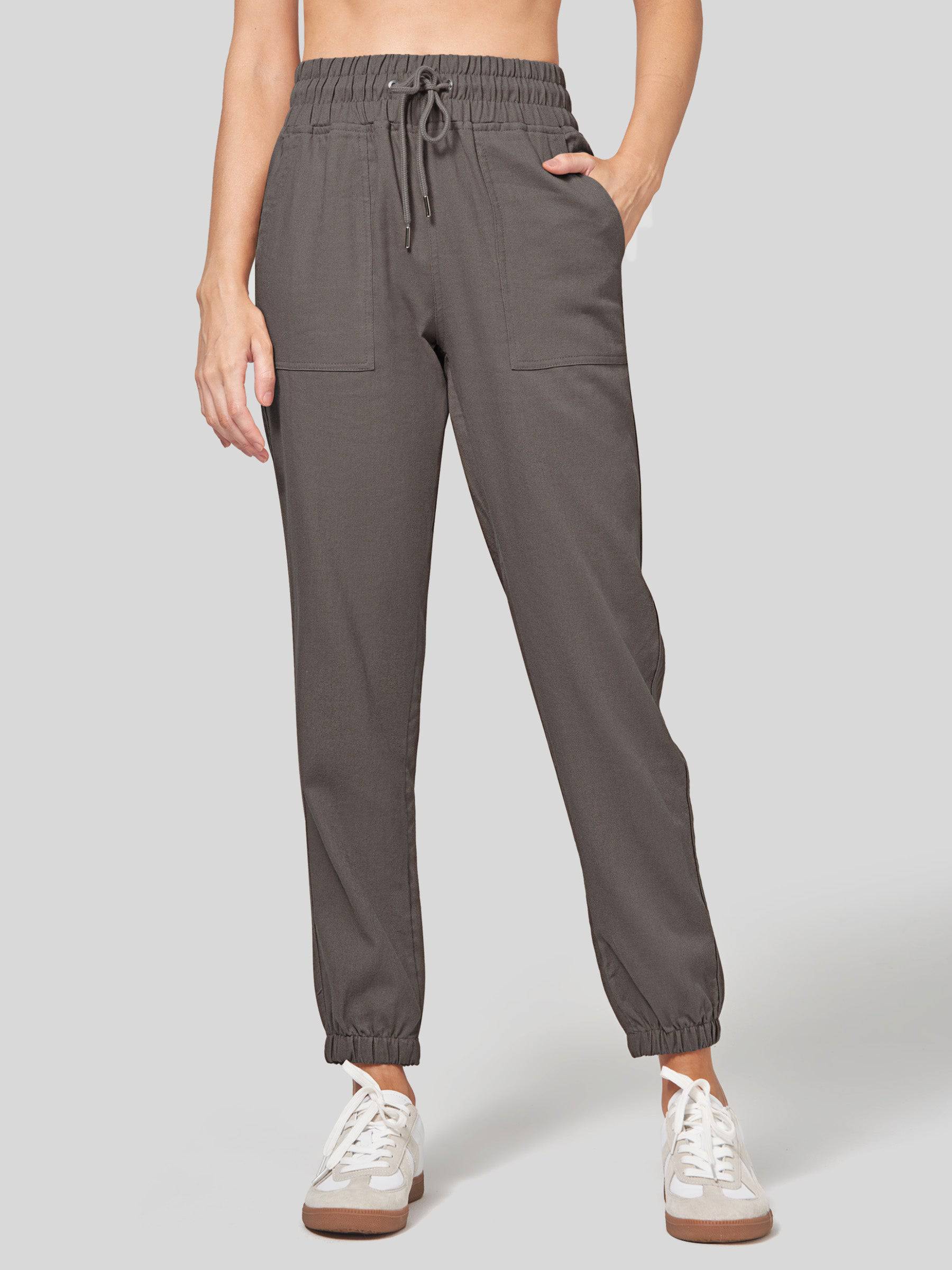 Women's Cotton Linen Joggers - Image 46