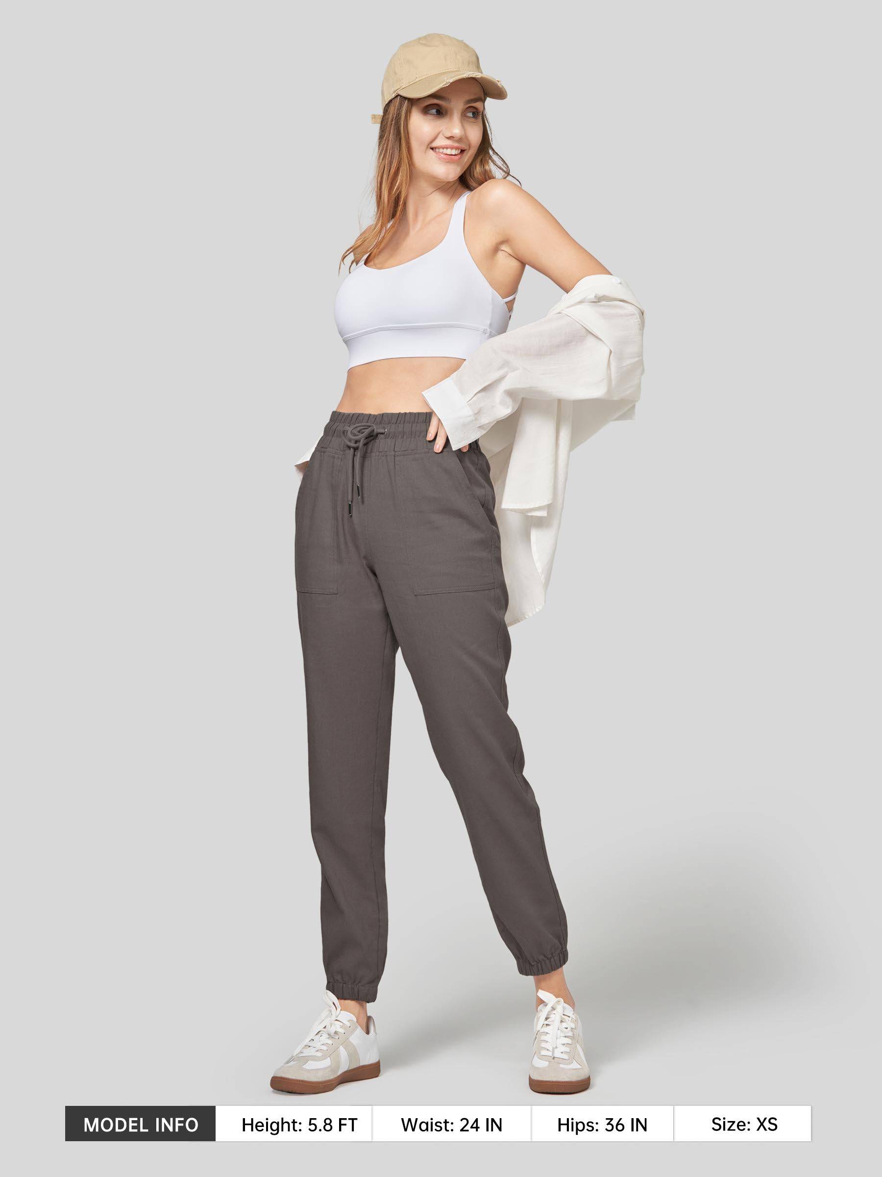 Women's Cotton Linen Joggers - Image 50