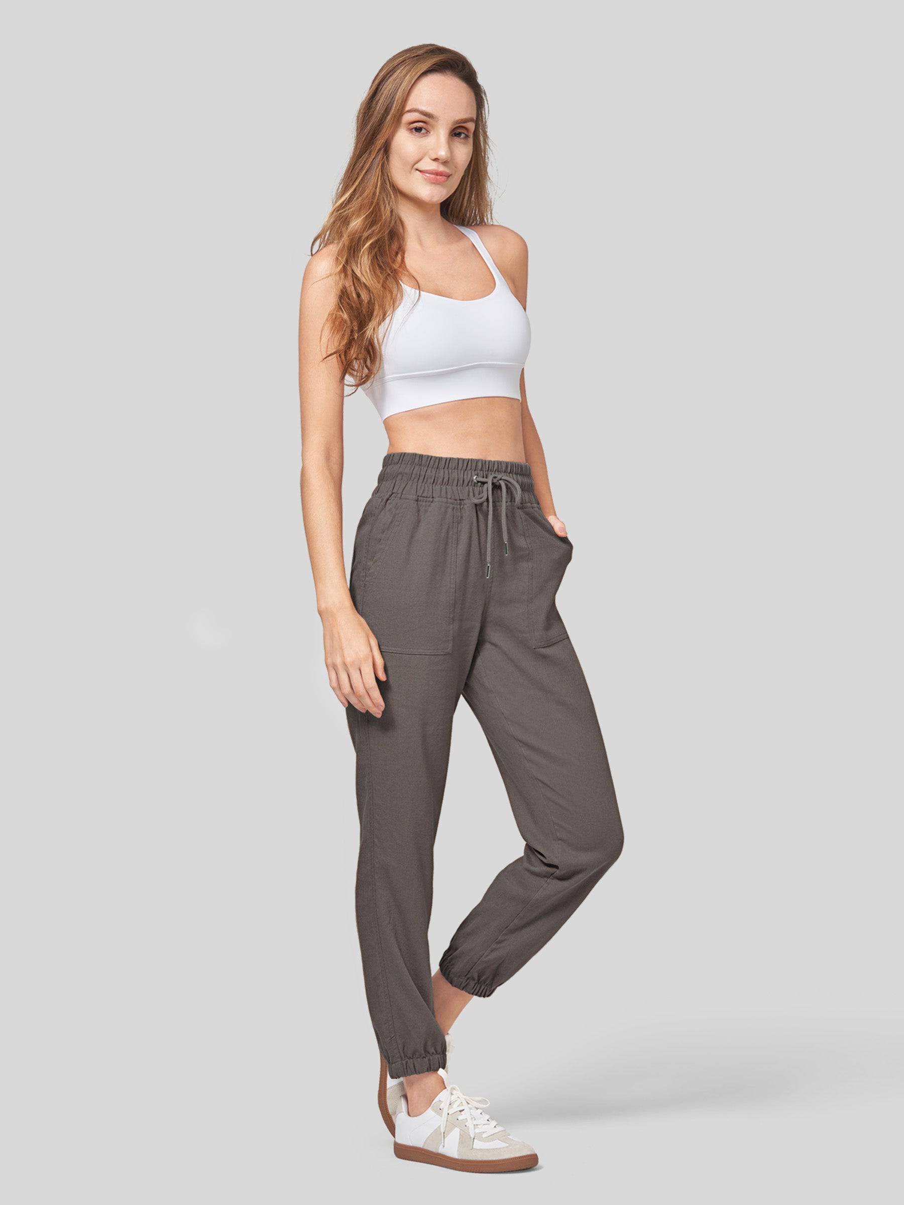 Women's Cotton Linen Joggers - Image 49