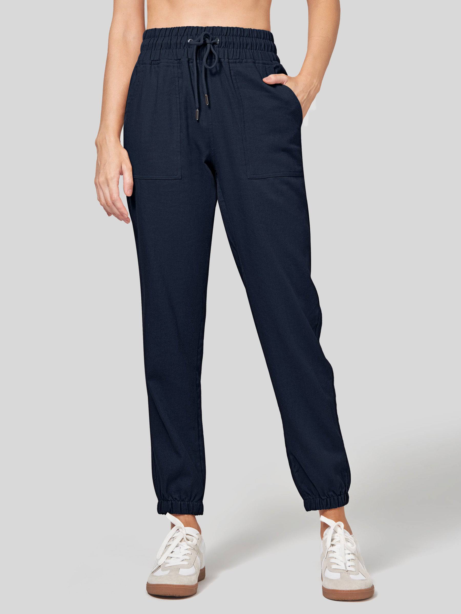 Women's Cotton Linen Joggers - Image 51