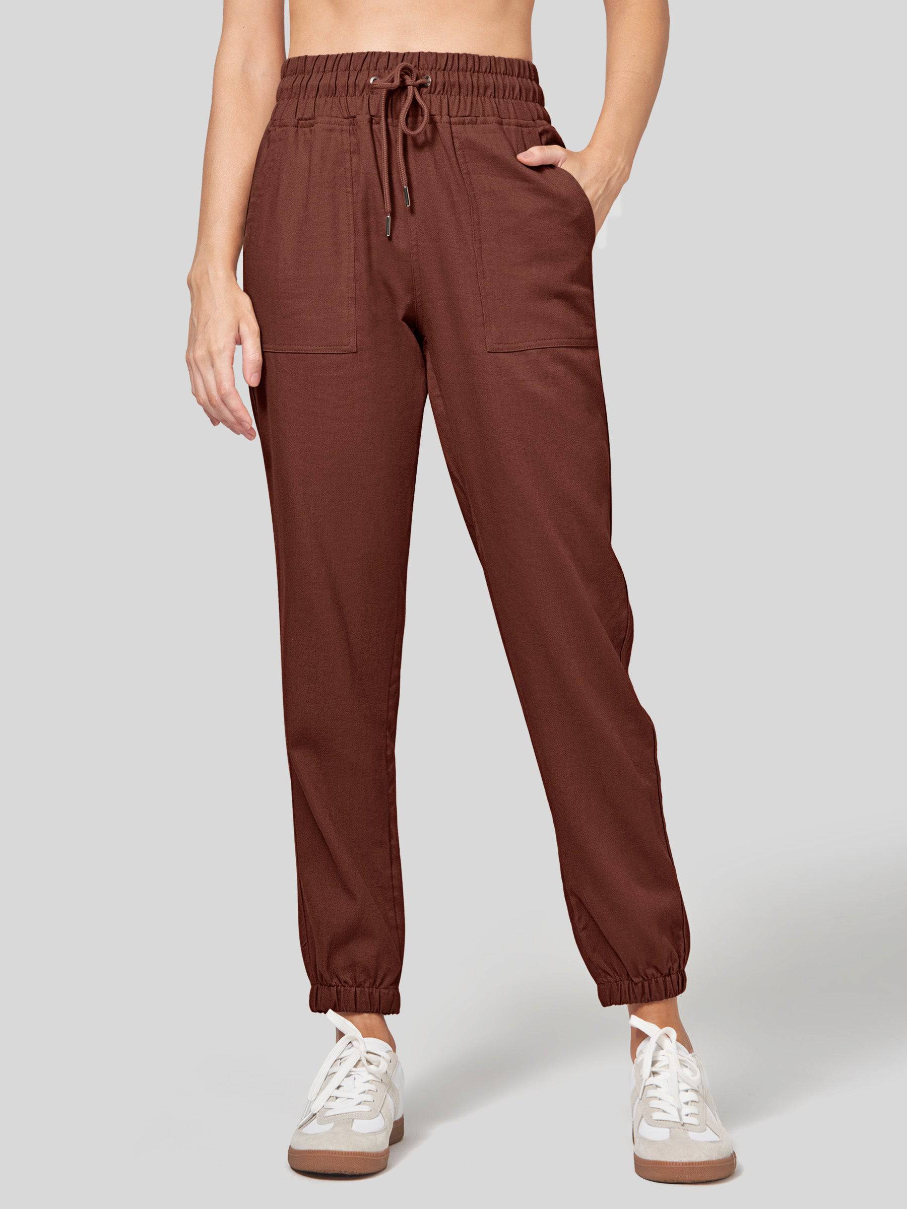 Women's Cotton Linen Joggers - Image 56