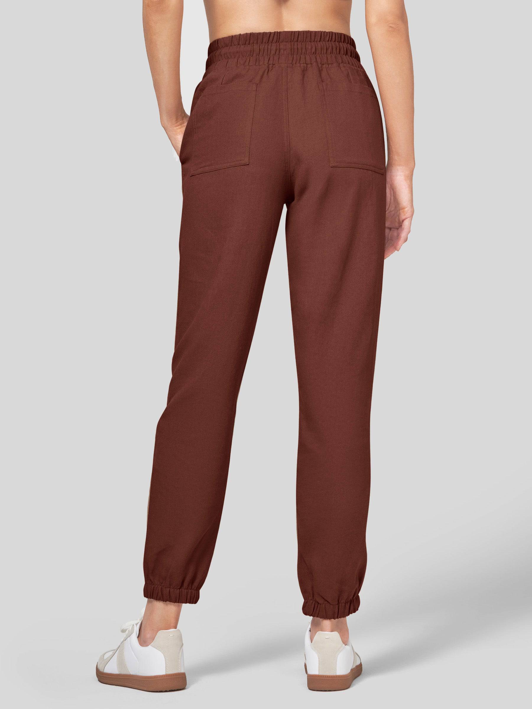 Women's Cotton Linen Joggers - Image 59