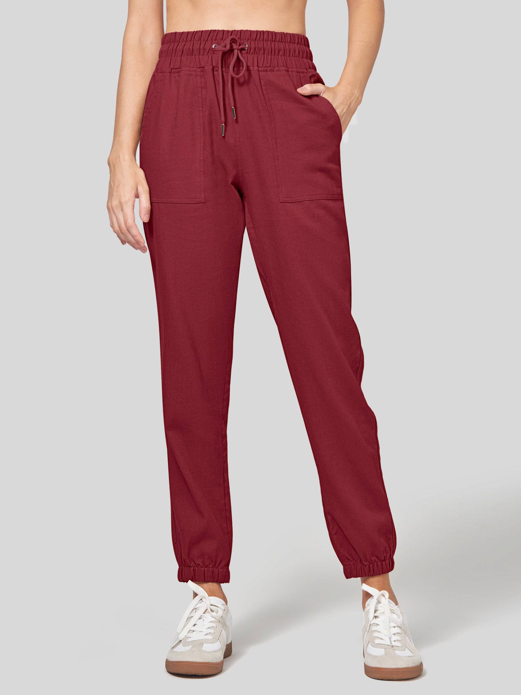 Women's Cotton Linen Joggers - Image 62
