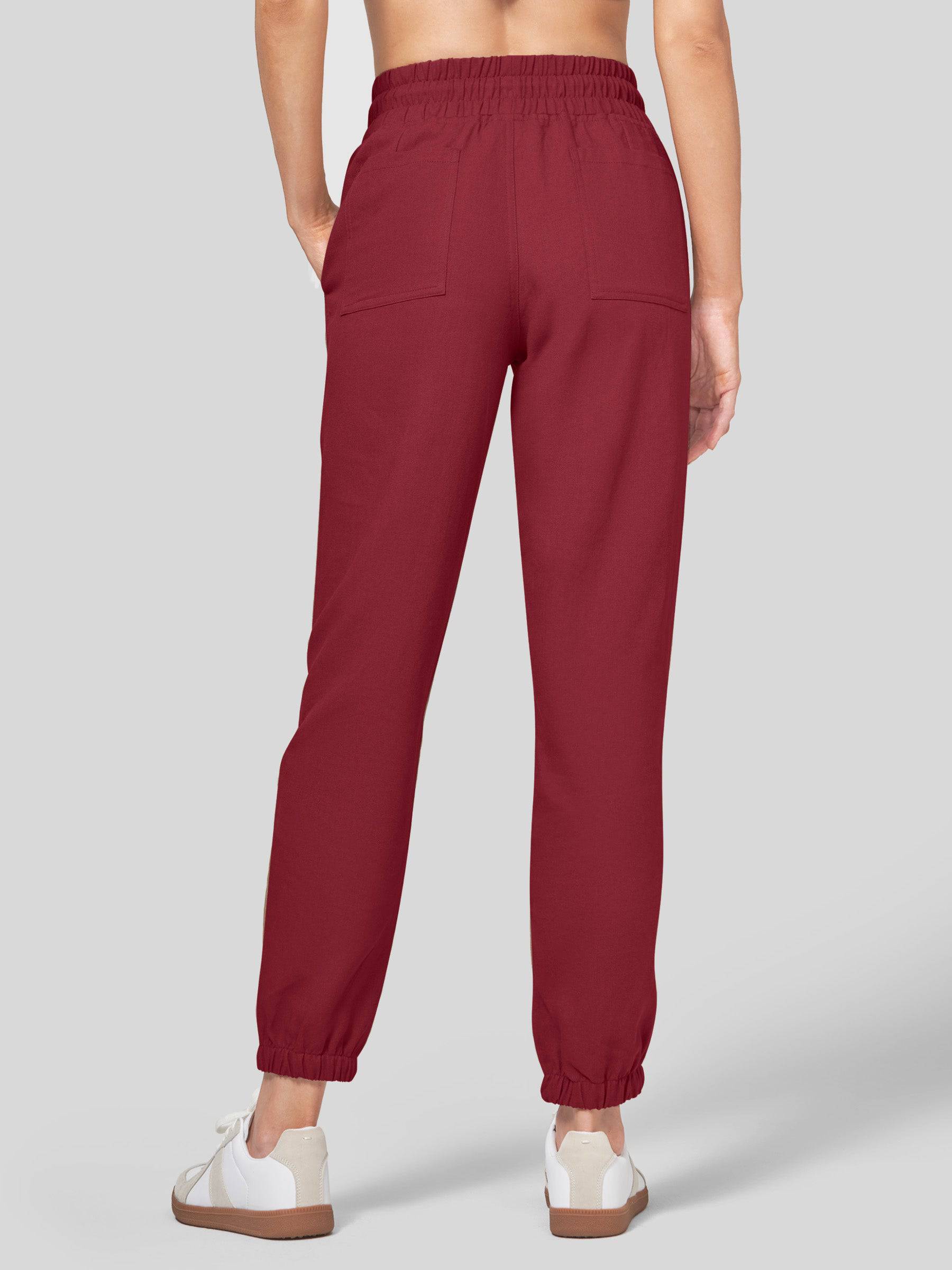 Women's Cotton Linen Joggers - Image 64