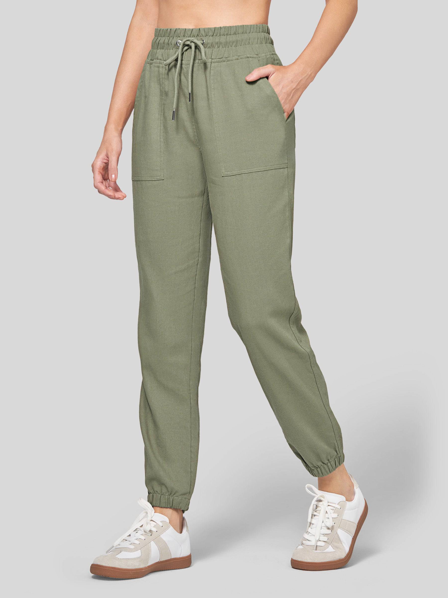 Women's Cotton Linen Joggers - Image 68