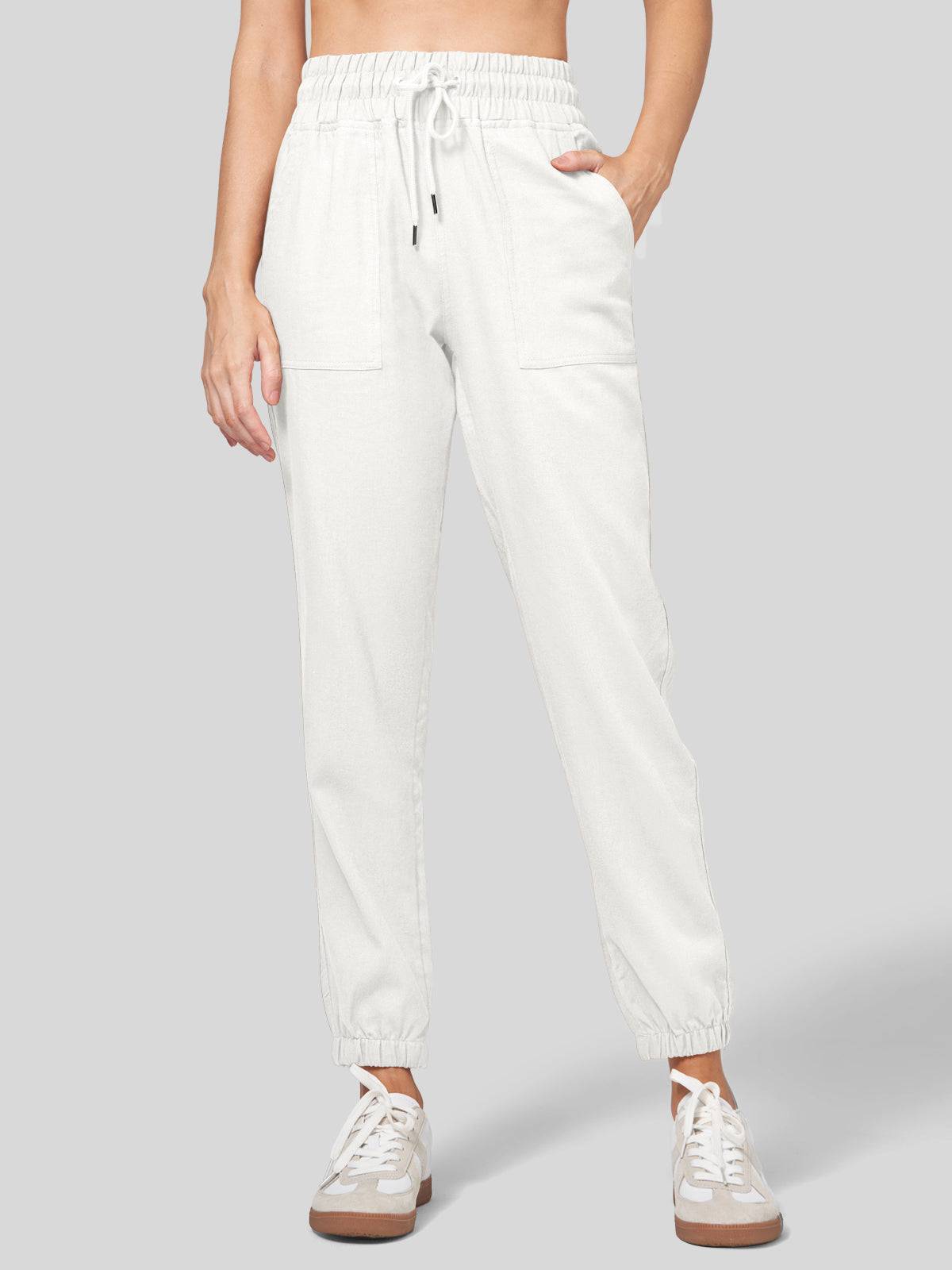 Women's Cotton Linen Joggers - Image 72